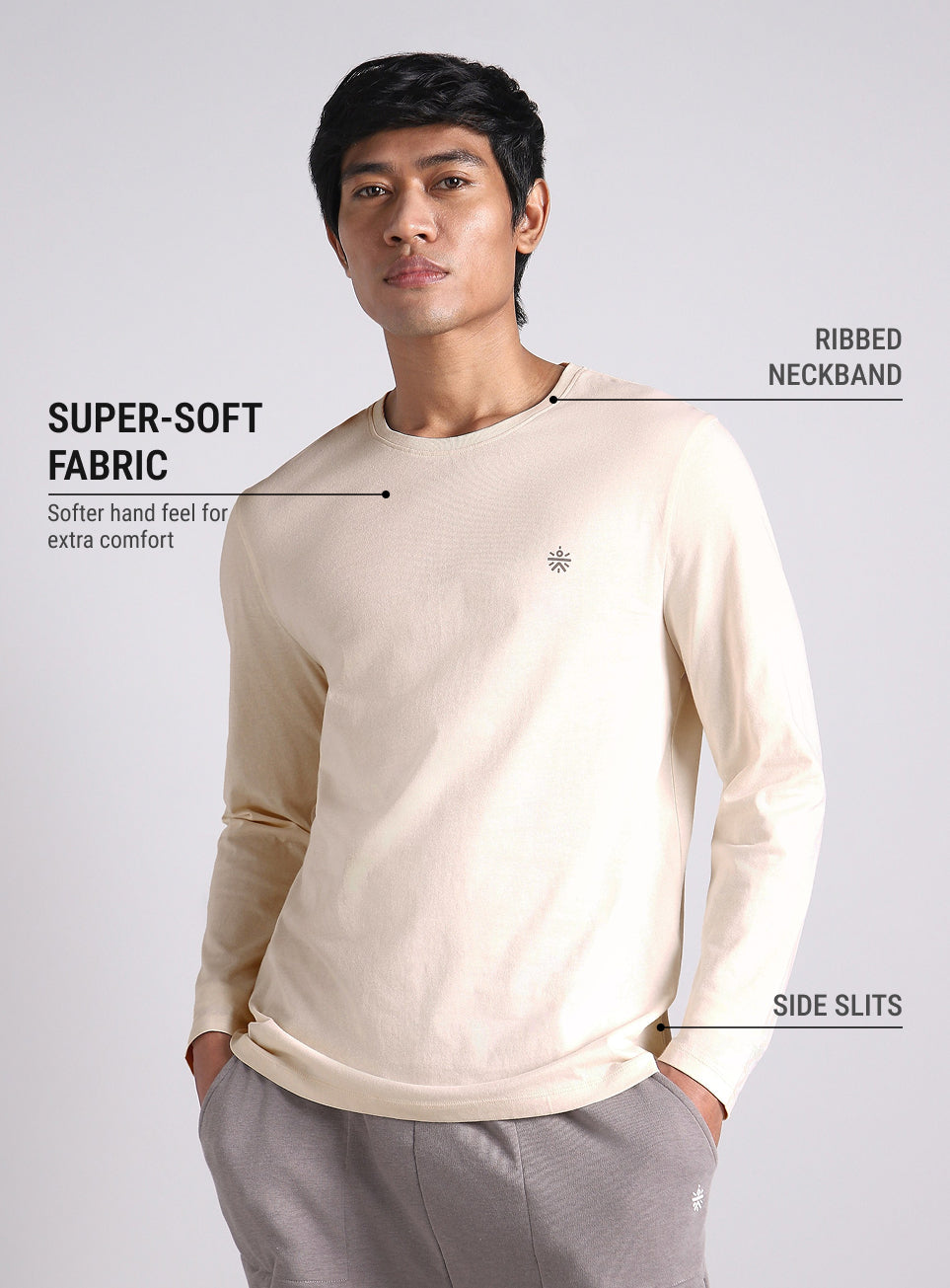 Men's Cult Essential Cotton Pack of 2 Full Sleeve T-shirts