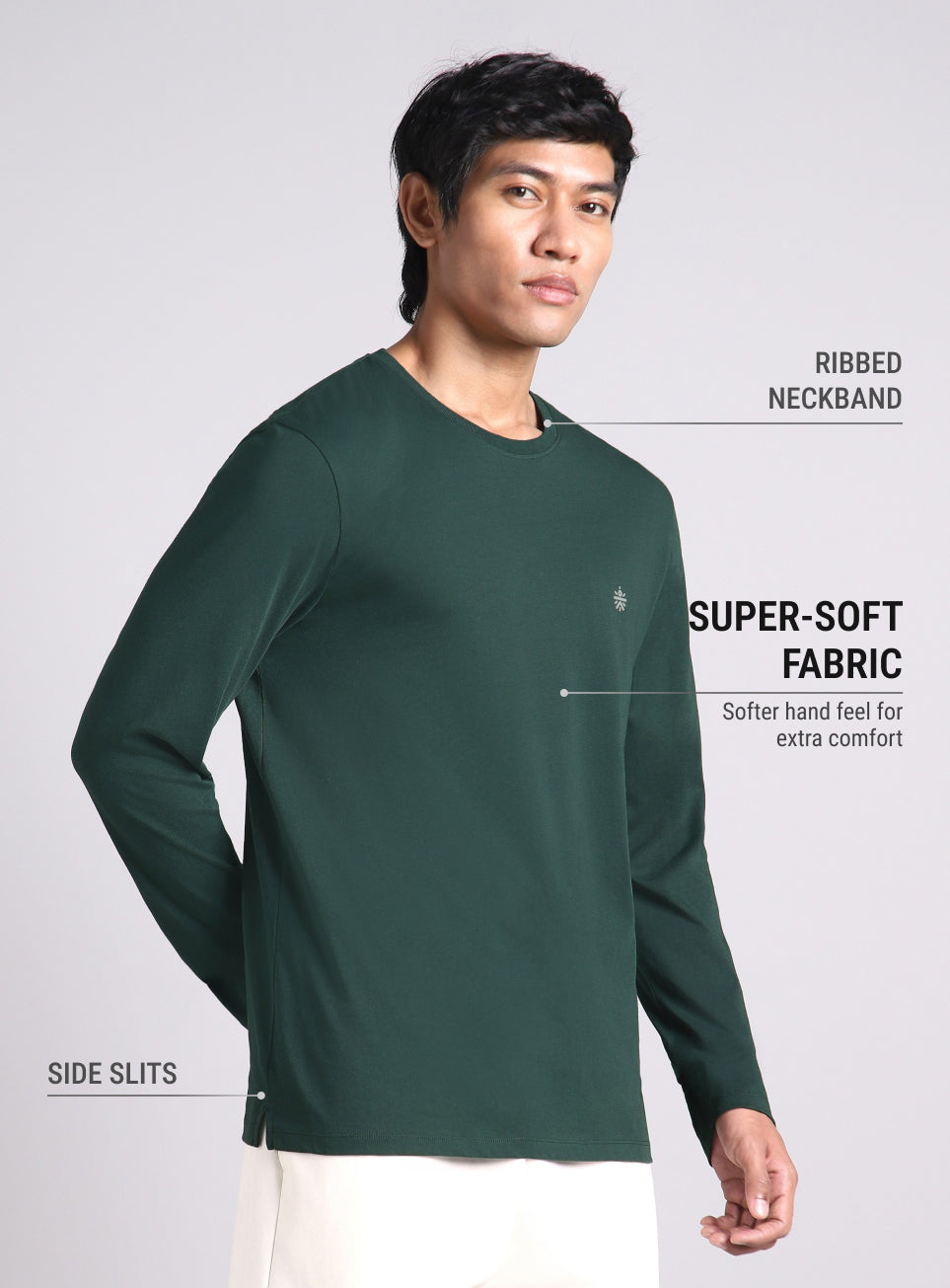 Men's Cult Essential Cotton Pack of 2 Full Sleeve T-shirts