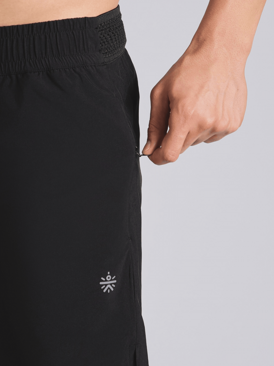 Men's Black After Dark In-Built Tights Running Shorts