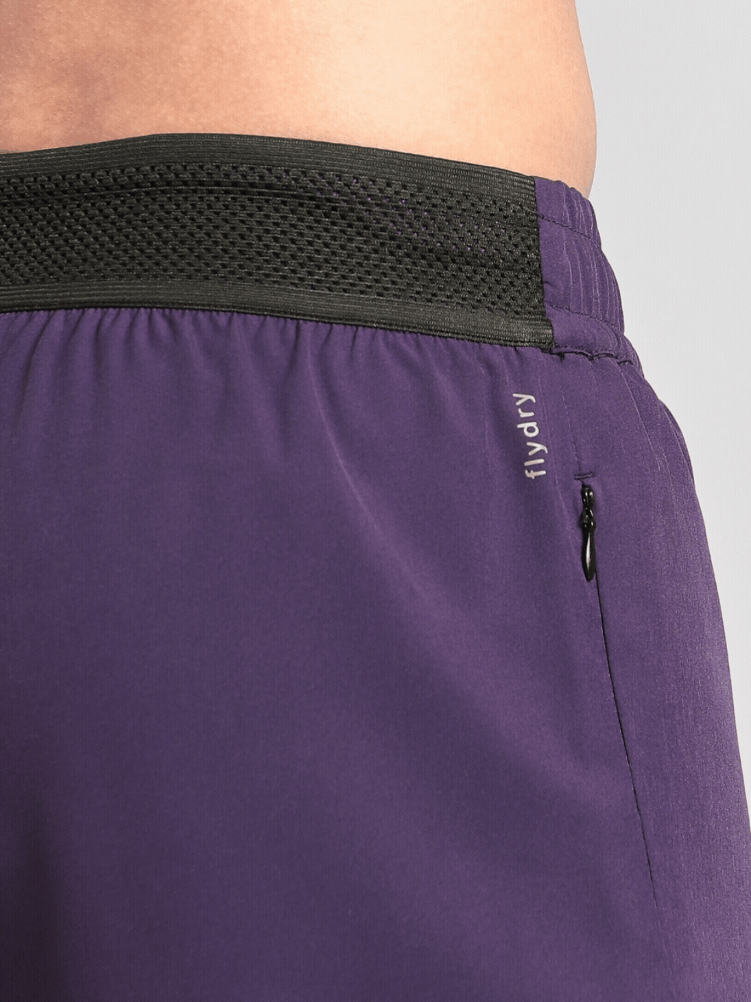 Men's Purple After Dark In-Built Tights Running Shorts