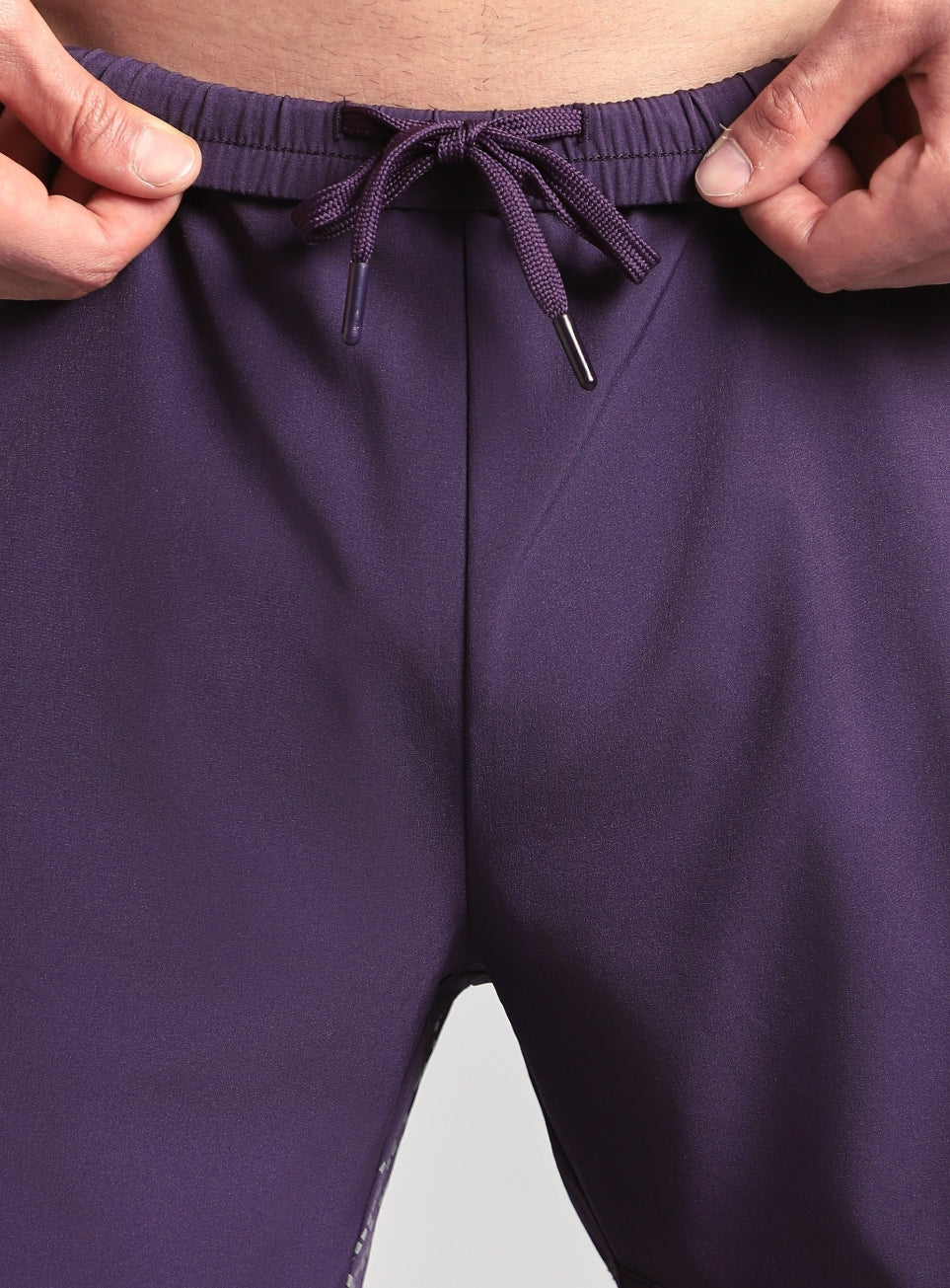 Men's Purple After Dark In-Built Tights Running Shorts