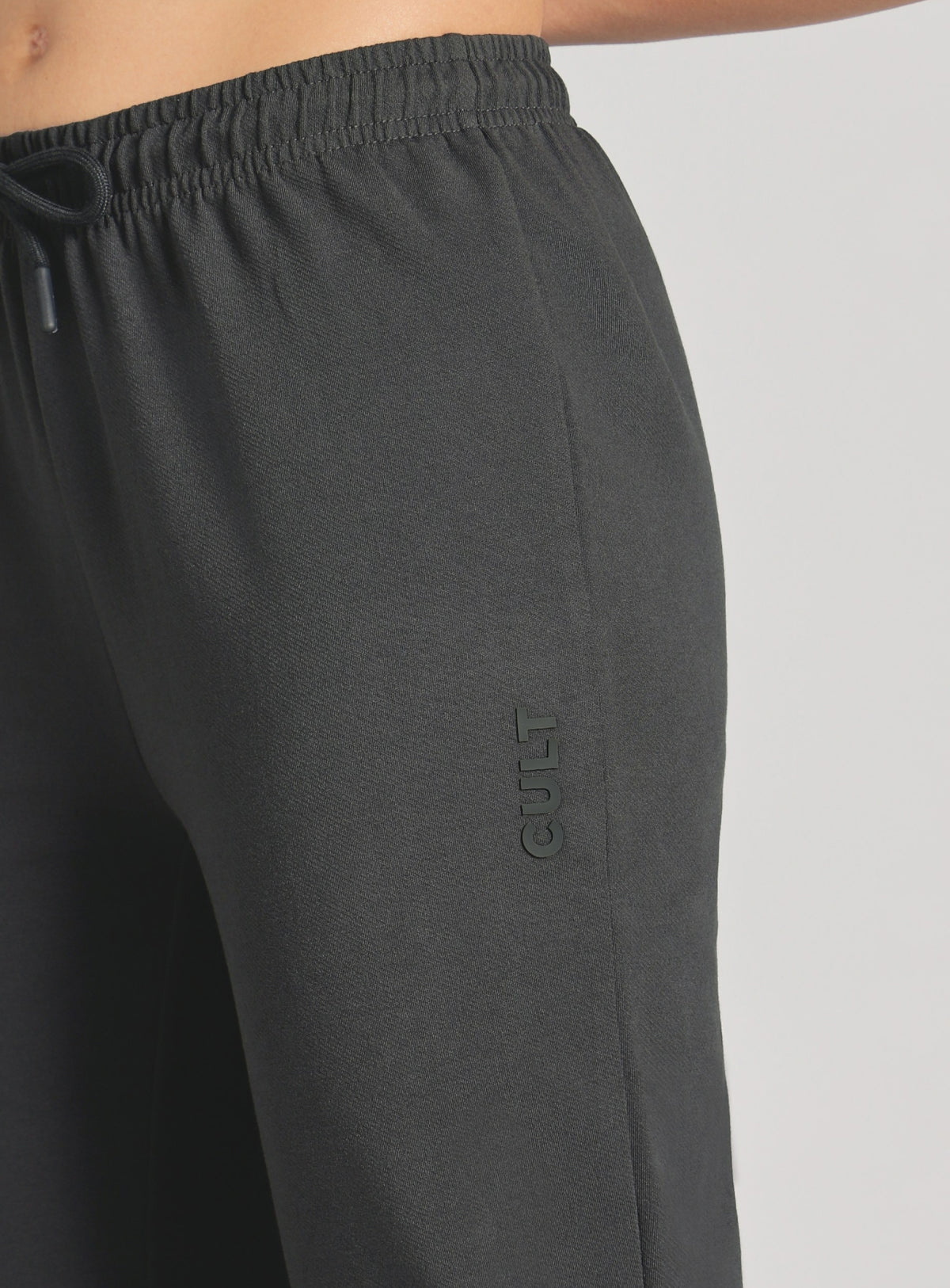 Women's Dark Grey Soft Form Flow Flared Pants
