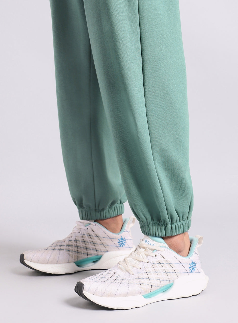 Men's Blue Luxe Fleece Comfort Relaxed Fit Joggers