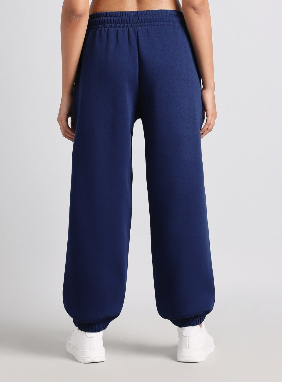 Women's Navy Luxe Fleece Relaxed Fit Joggers
