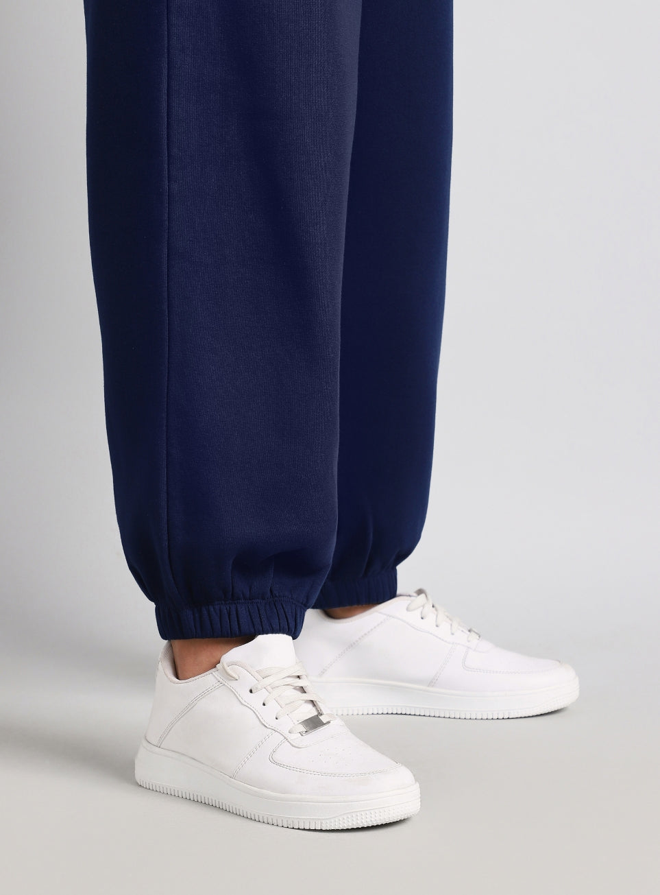 Women's Navy Luxe Fleece Relaxed Fit Joggers