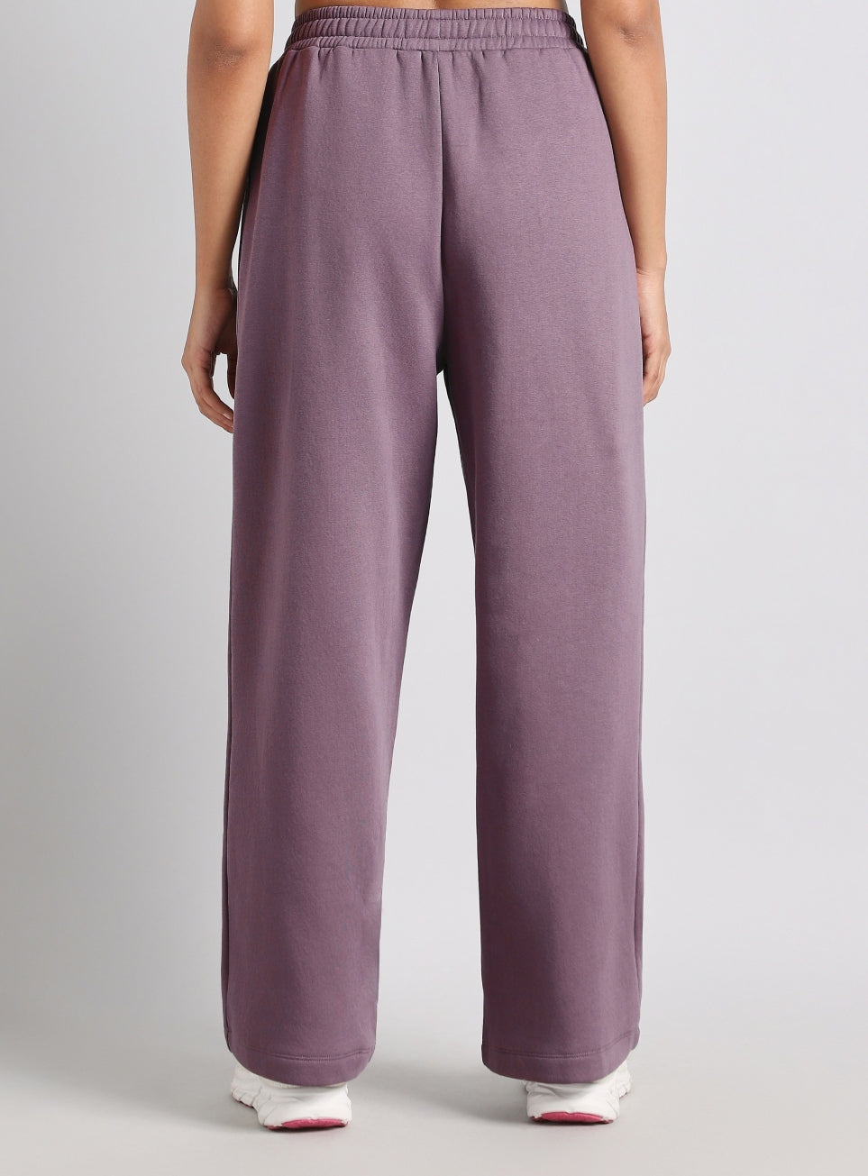 Women's Purple Motion Lab Pleated Relaxed Fit Trackpants