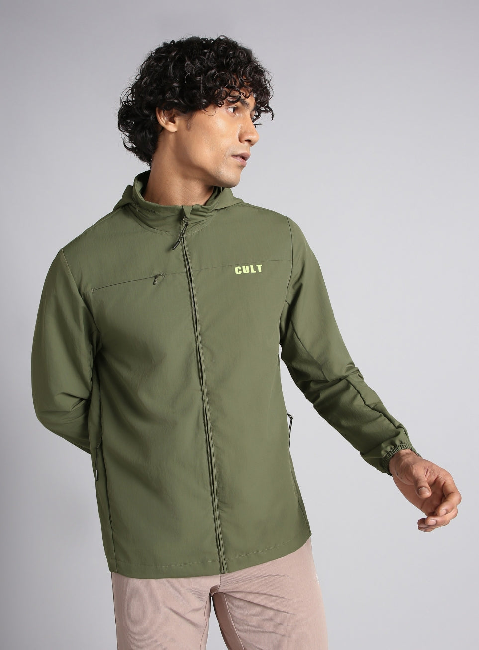 Men's Olive Trail Blaze Outdoor Jacket
