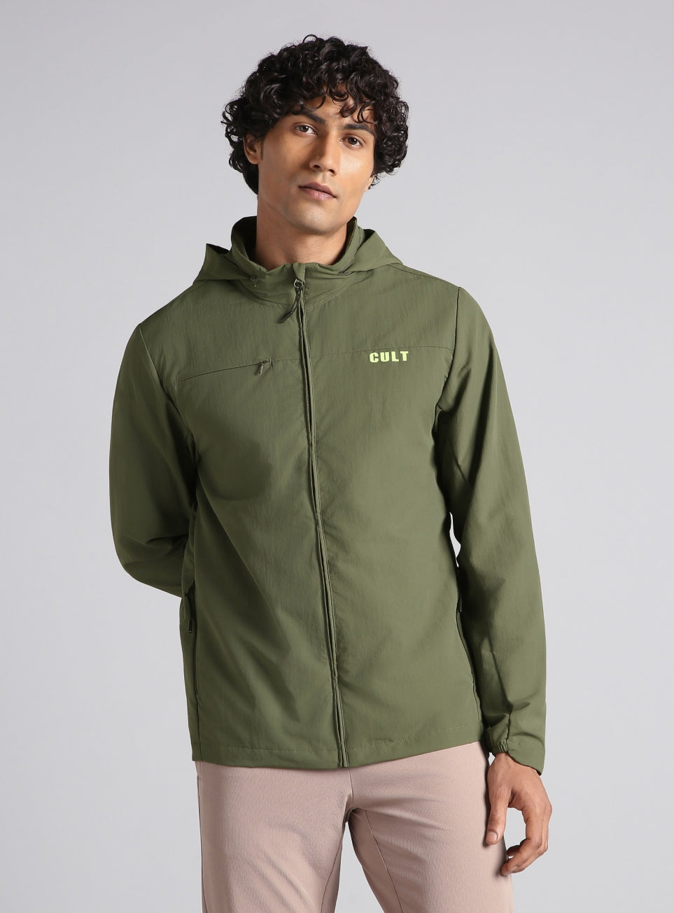 Men's Olive Trail Blaze Outdoor Jacket