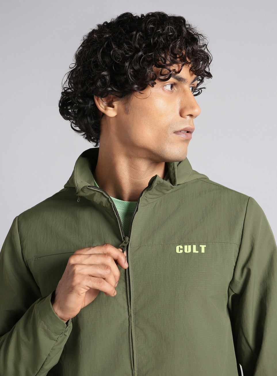 Men's Olive Trail Blaze Outdoor Jacket