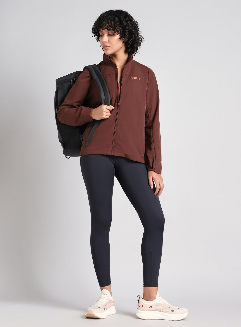 Women's Brown Trail Blaze Outdoor Travel Jacket