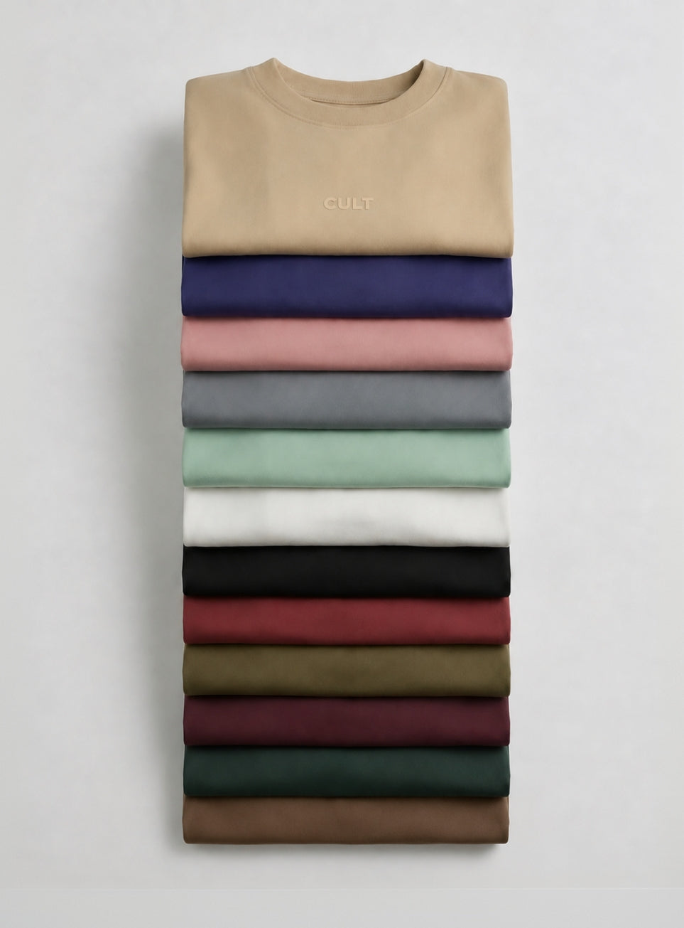 Men's Brown Soft Form Oversized T-shirt