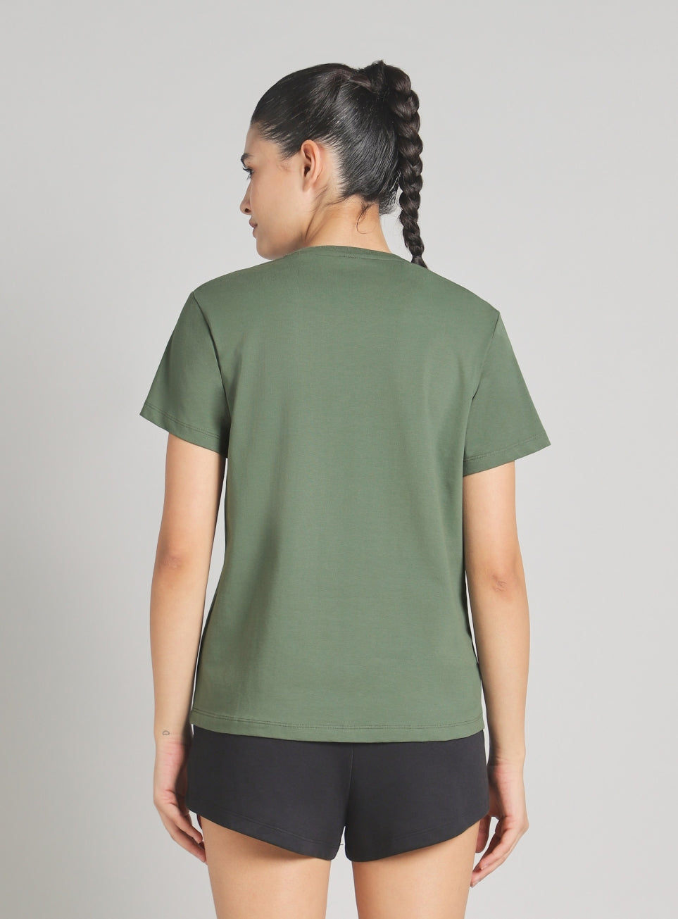 Women's Green Soft Form Classic T-shirt