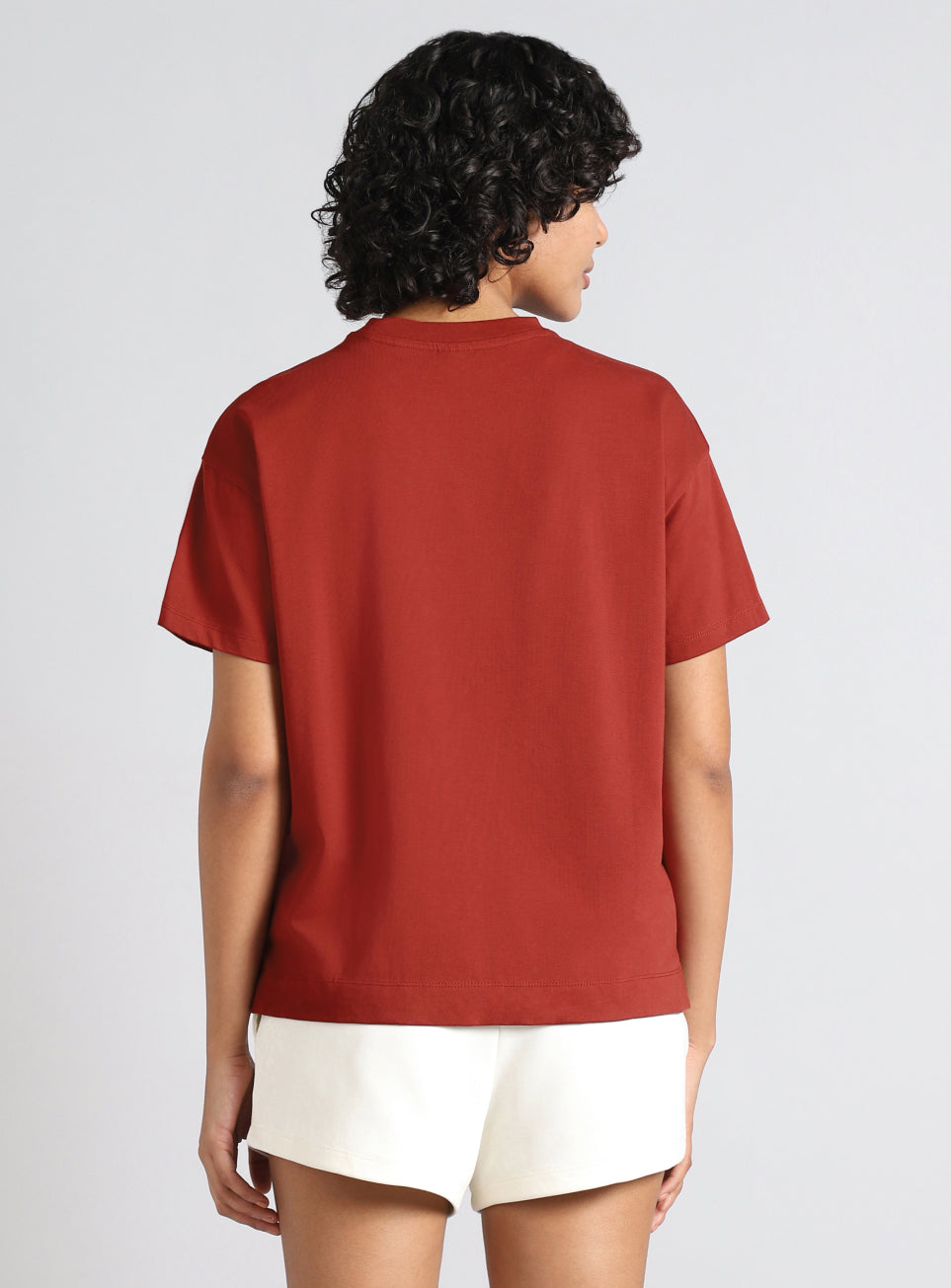 Women's Rust Soft Form Easy Fit Everyday T-shirt