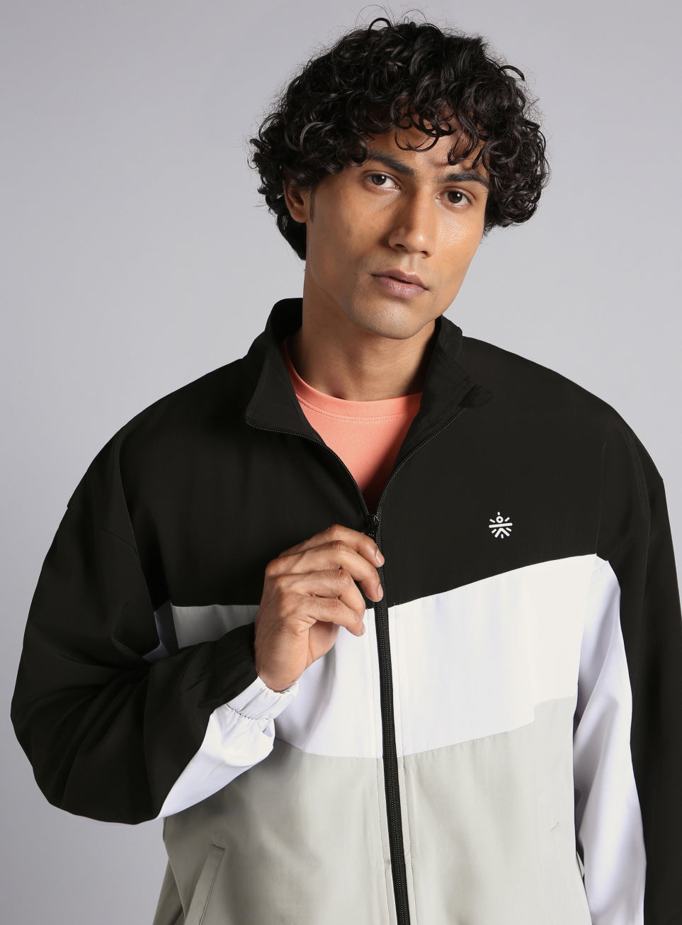 Men's Multicolor Training Relaxed Fit Layering Jacket