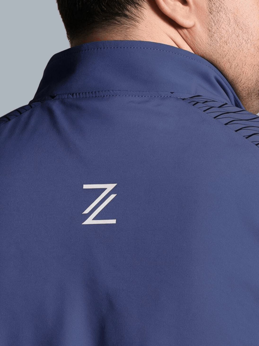 Men's Blue Day Run Essential Plus Size Jacket