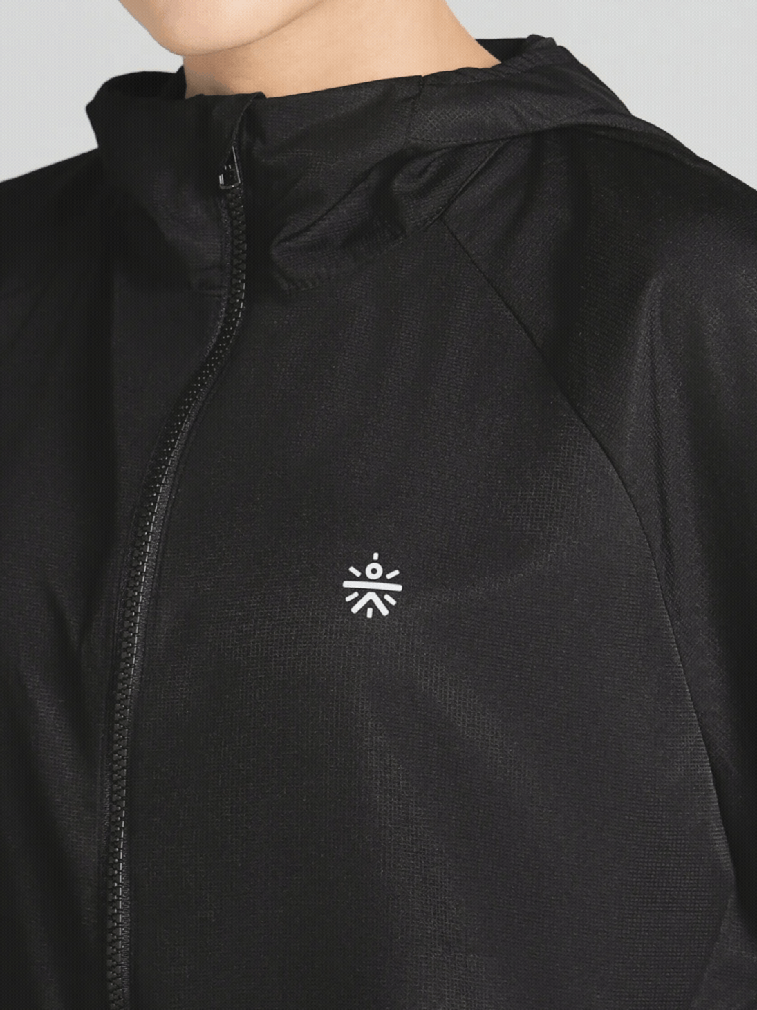 Women's Black Daily Run Packable Windcheater