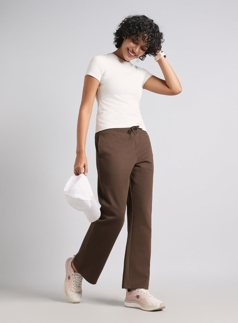 Women's Brown Ultra Luxe Classic Trackpants