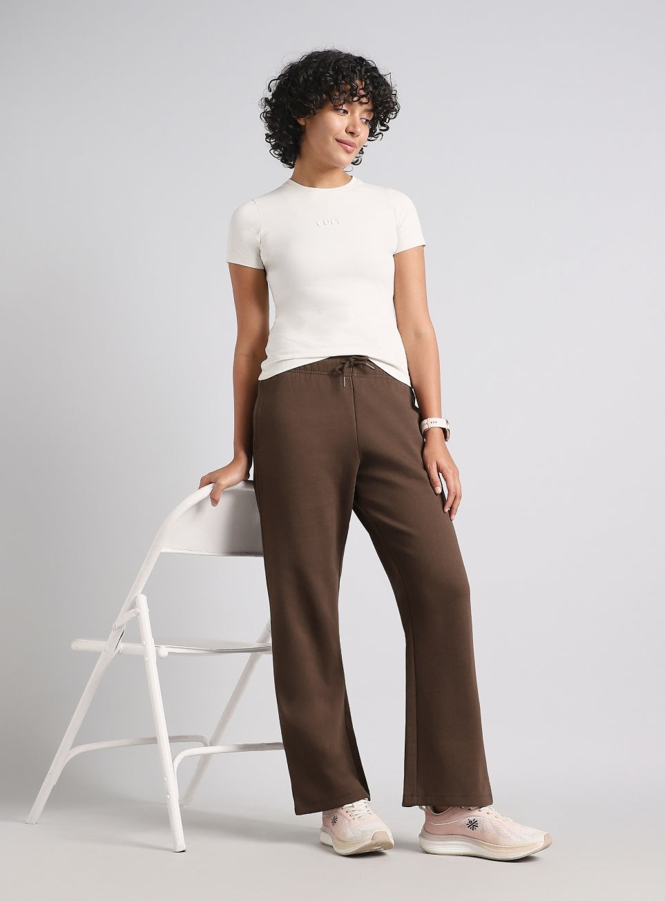 Women's Brown Ultra Luxe Classic Trackpants