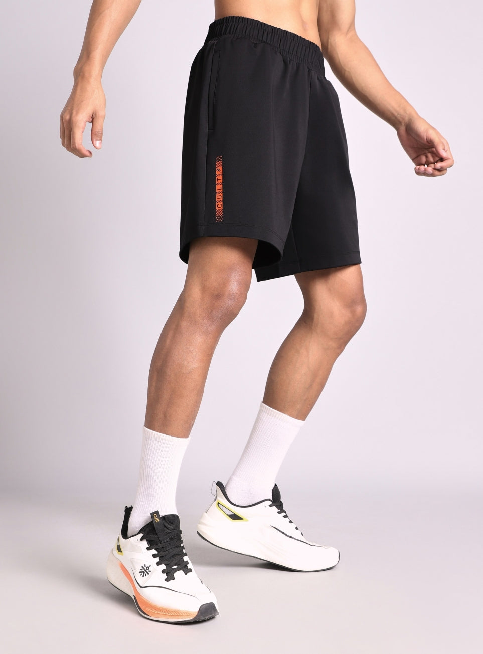 Men's Black Cult Run Club Shorts