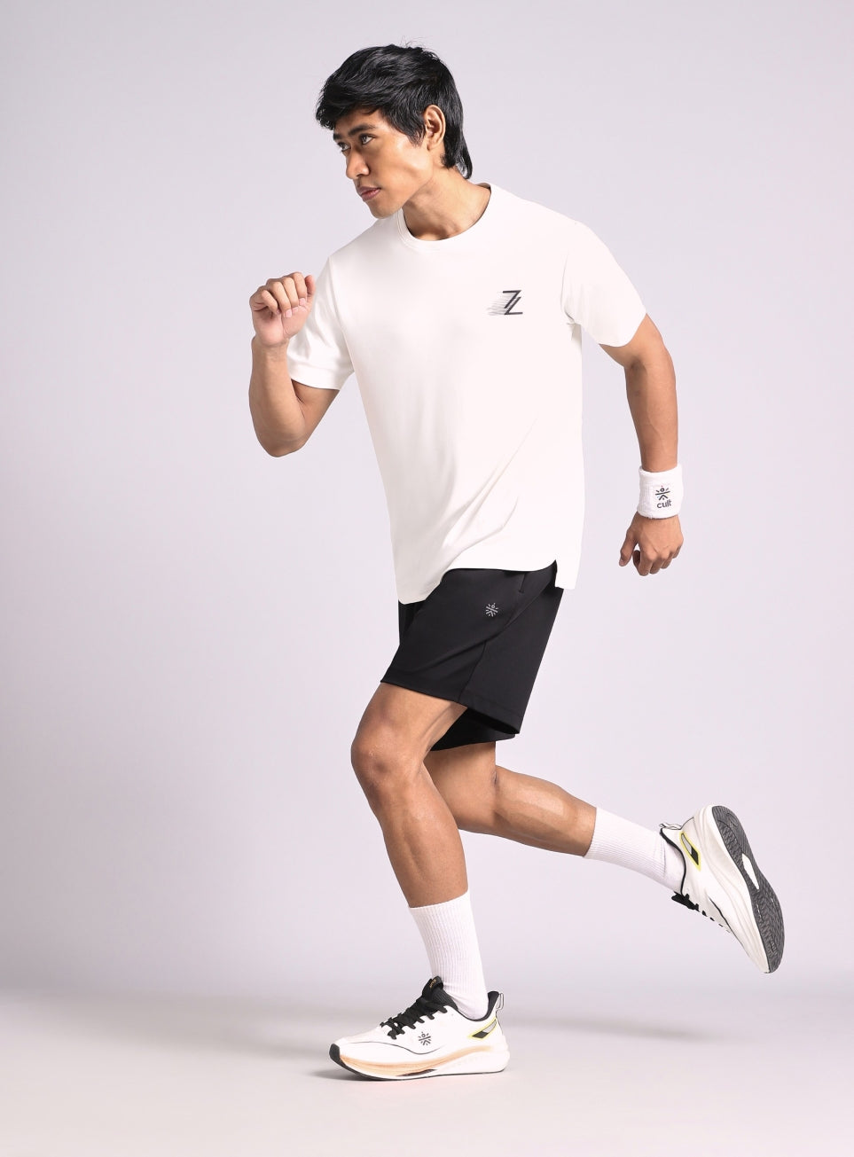 Men's Black Cult Run Club Shorts