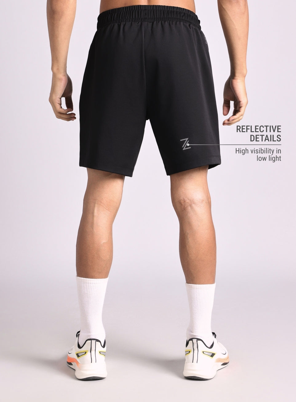Men's Black Cult Run Club Shorts