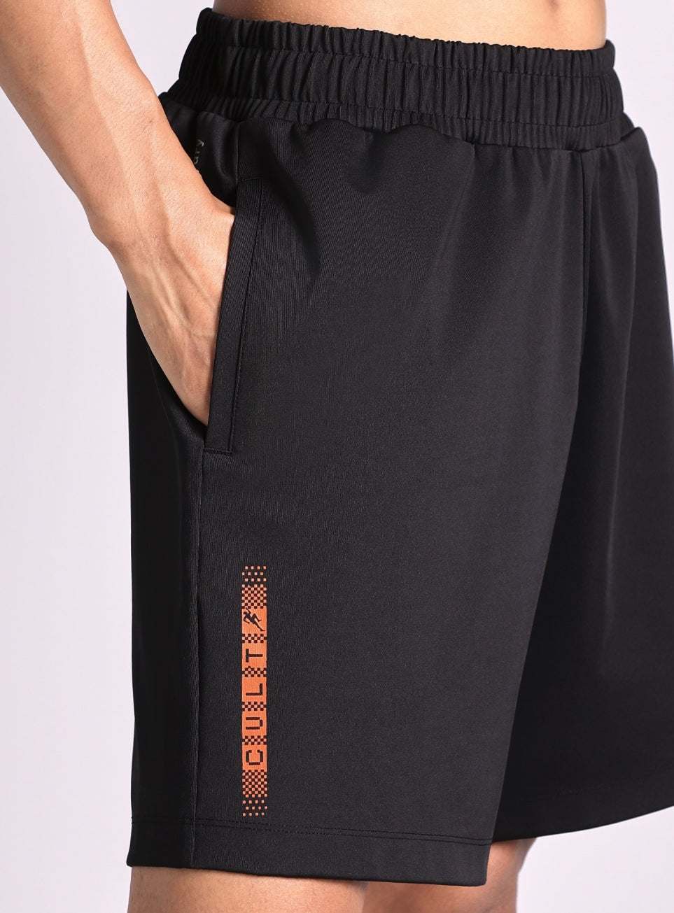 Men's Black Cult Run Club Shorts