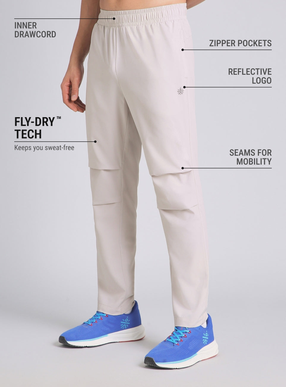 Men's Grey Run Essential Shorts
