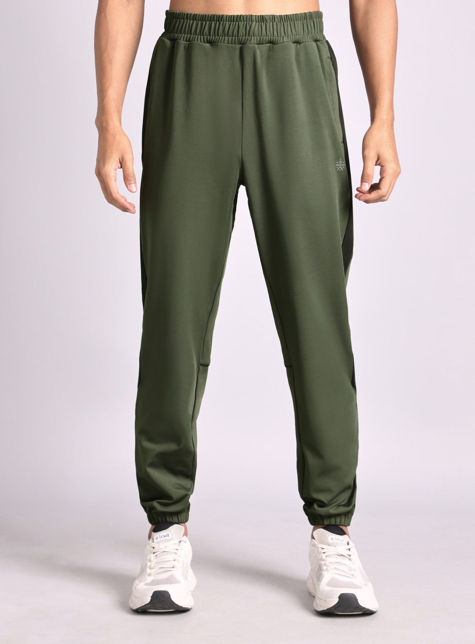 Men's Olive Stay in Motion Running Joggers