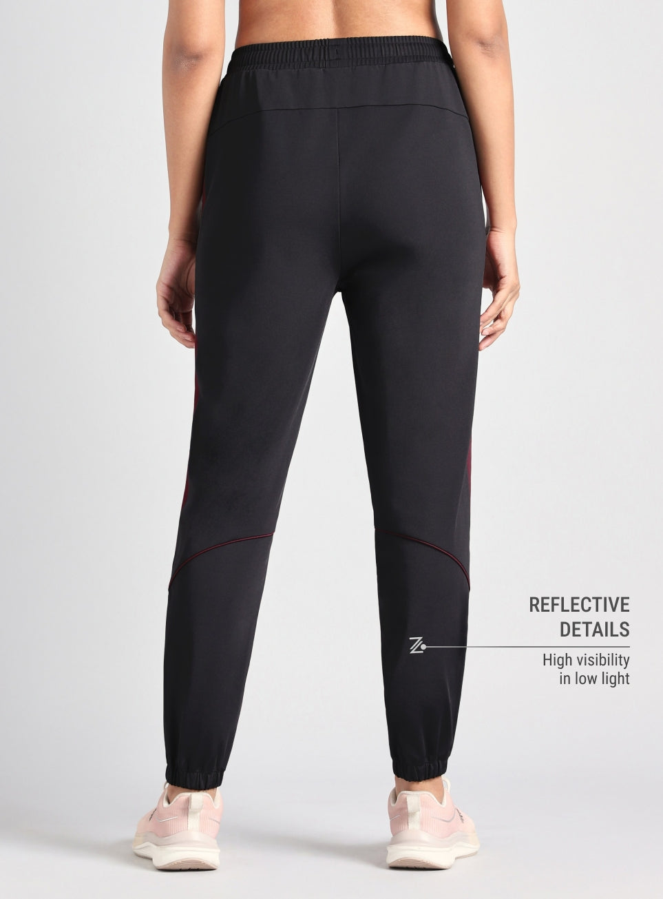 Women's Black Stay in Stride Running Joggers