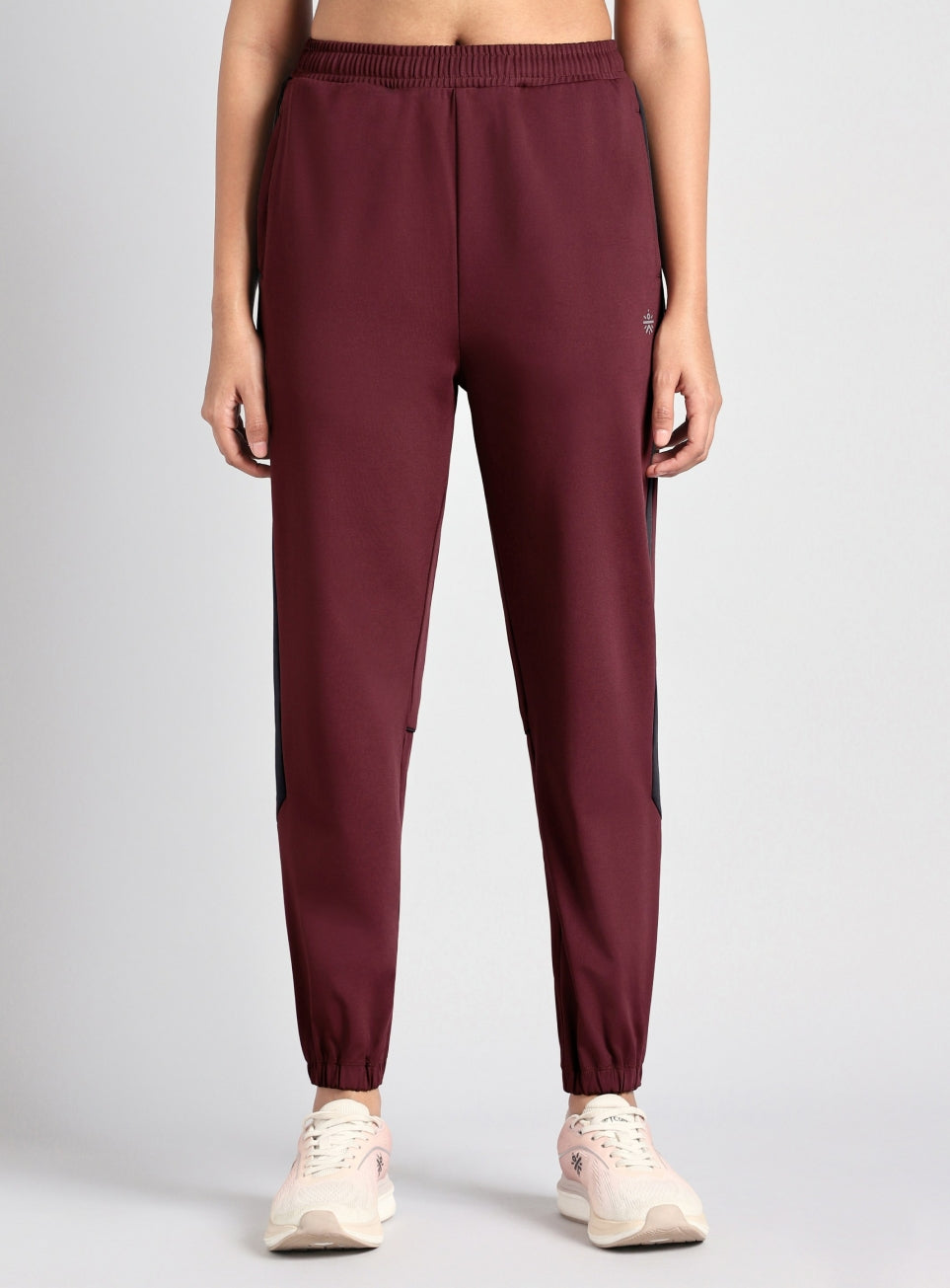 Women's Maroon Stay in Stride Running Joggers