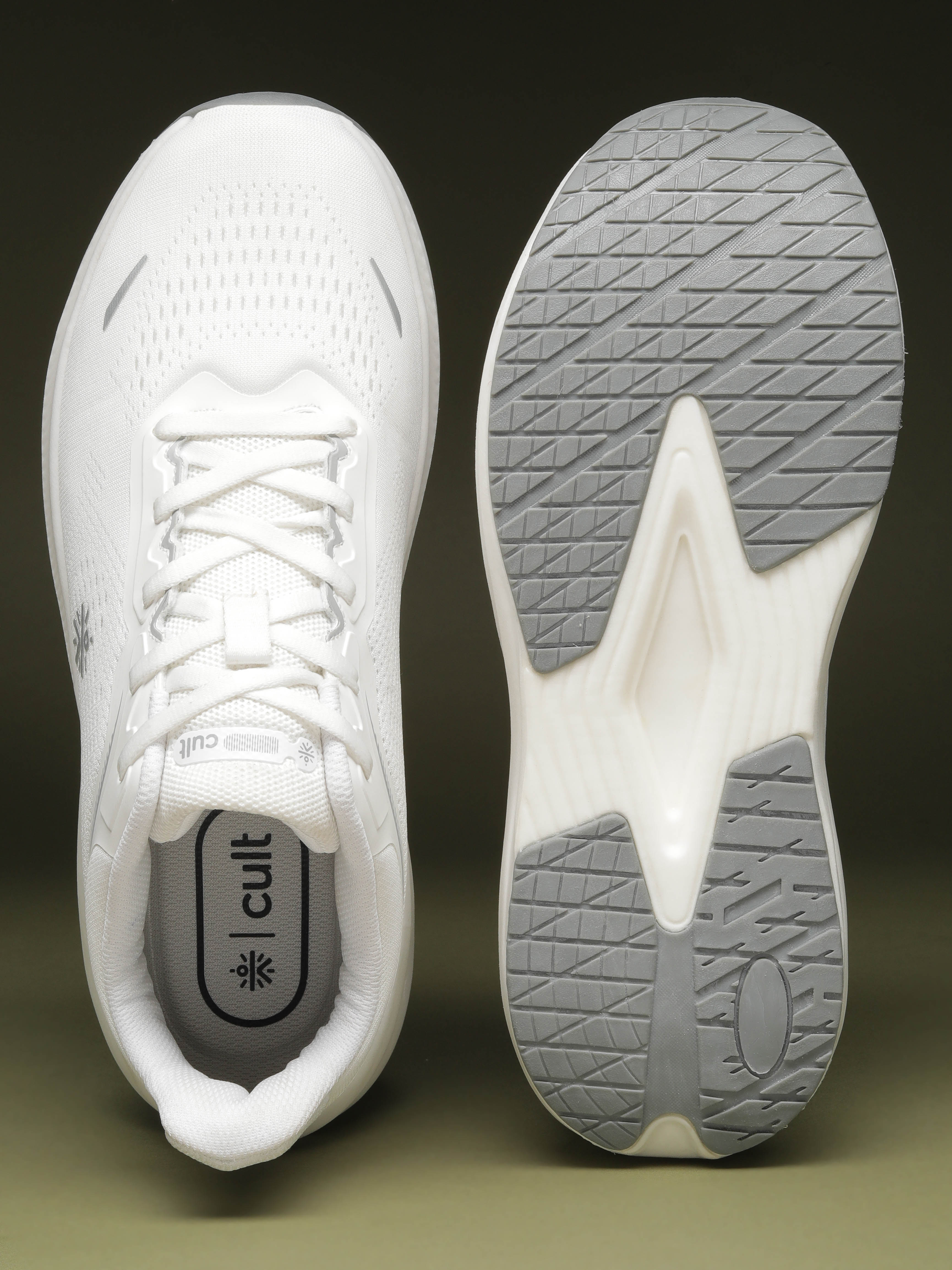 cult Men's RunFlux Running Shoes - White