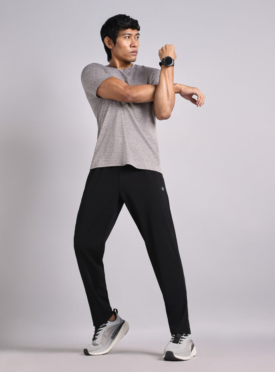 Men's Black Training Essential Trackpant