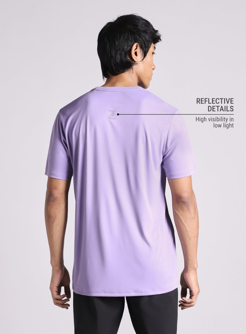 Men's Purple Running Essential T-shirt