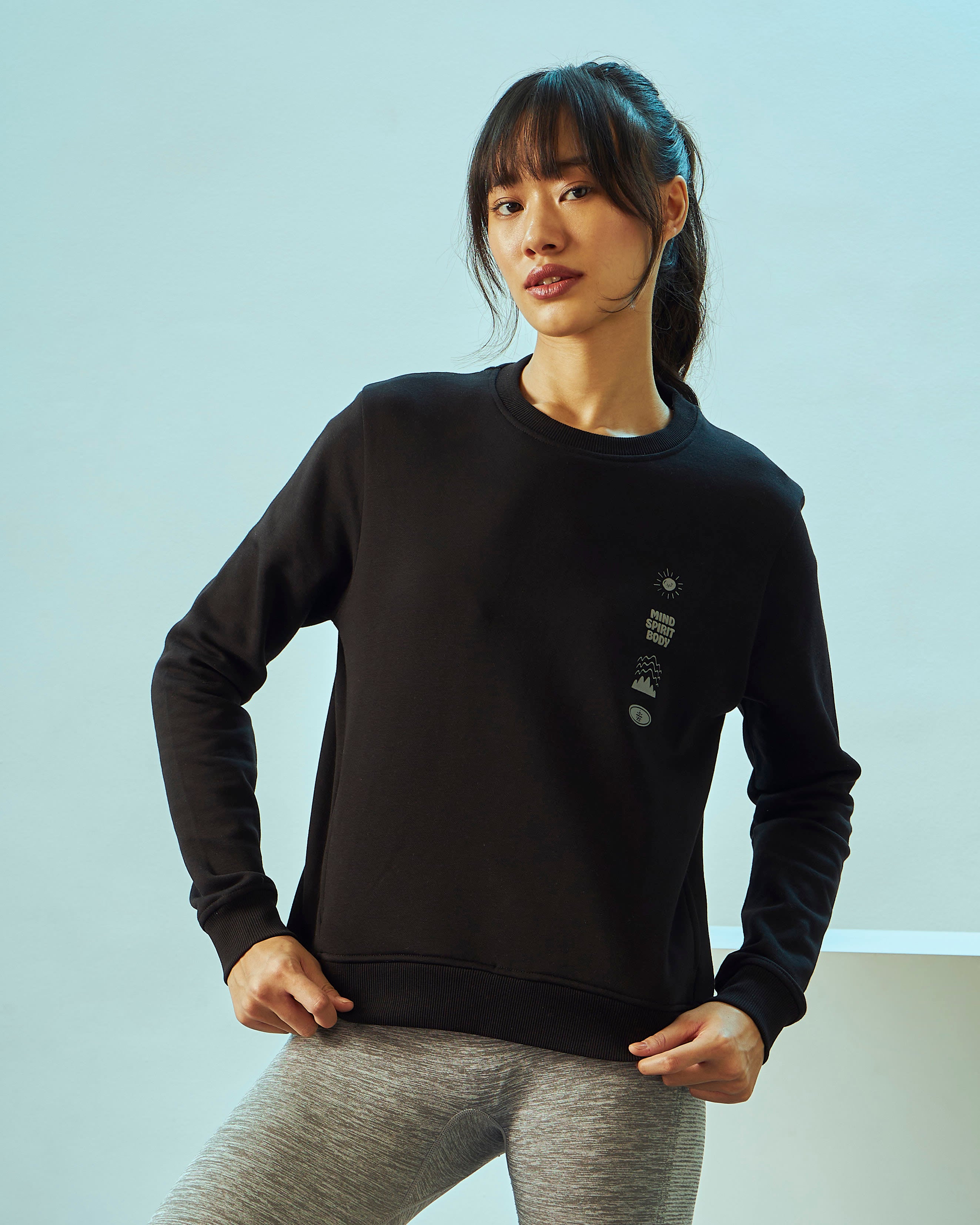 Sweatshirt with Kangaroo Pocket