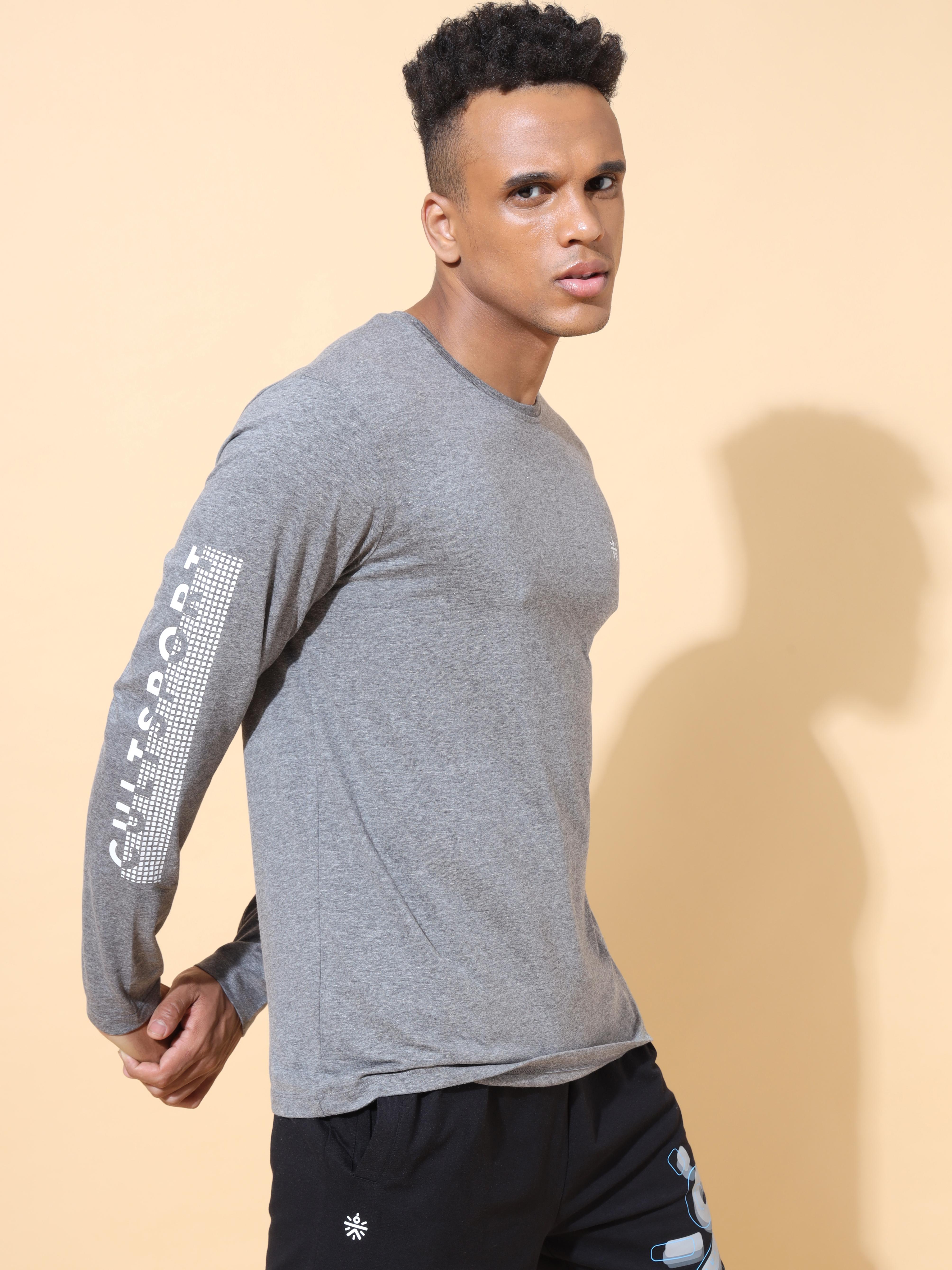 Melange Comfort T-shirt with Graphic Print