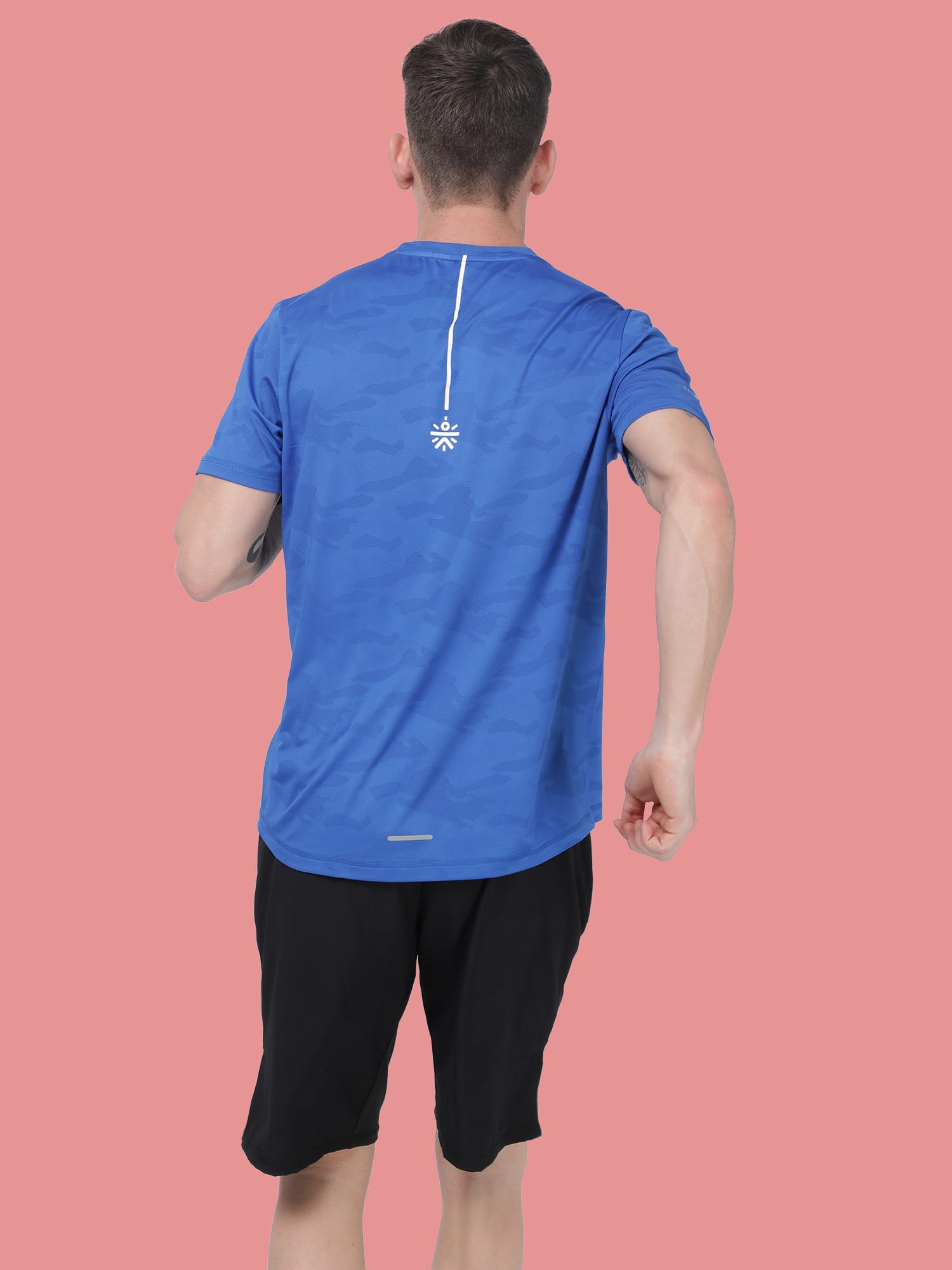 Vital Blaze Blue Running Relaxed Tee