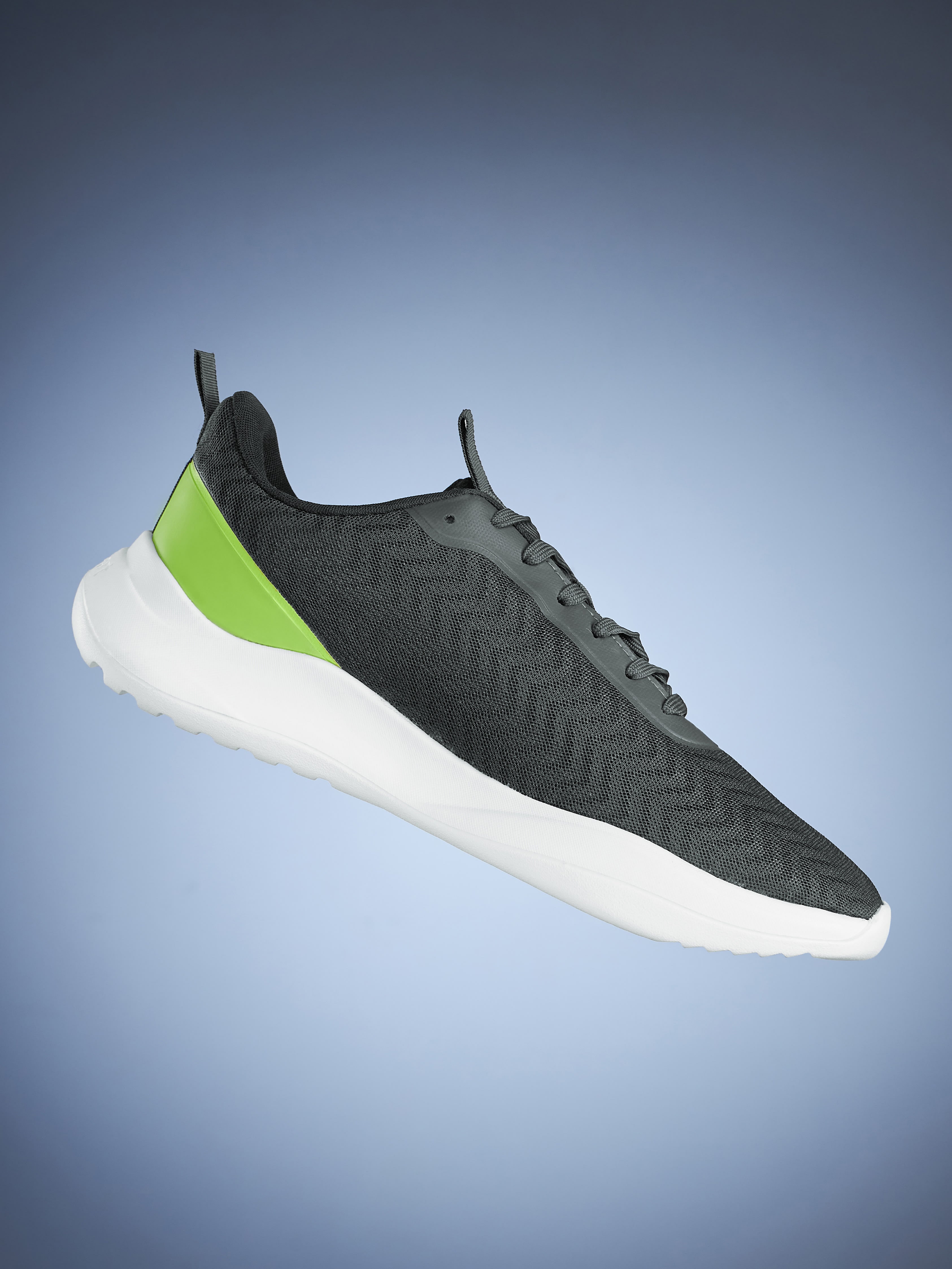 cult Racer Men Running Shoes - Dark Grey/Green