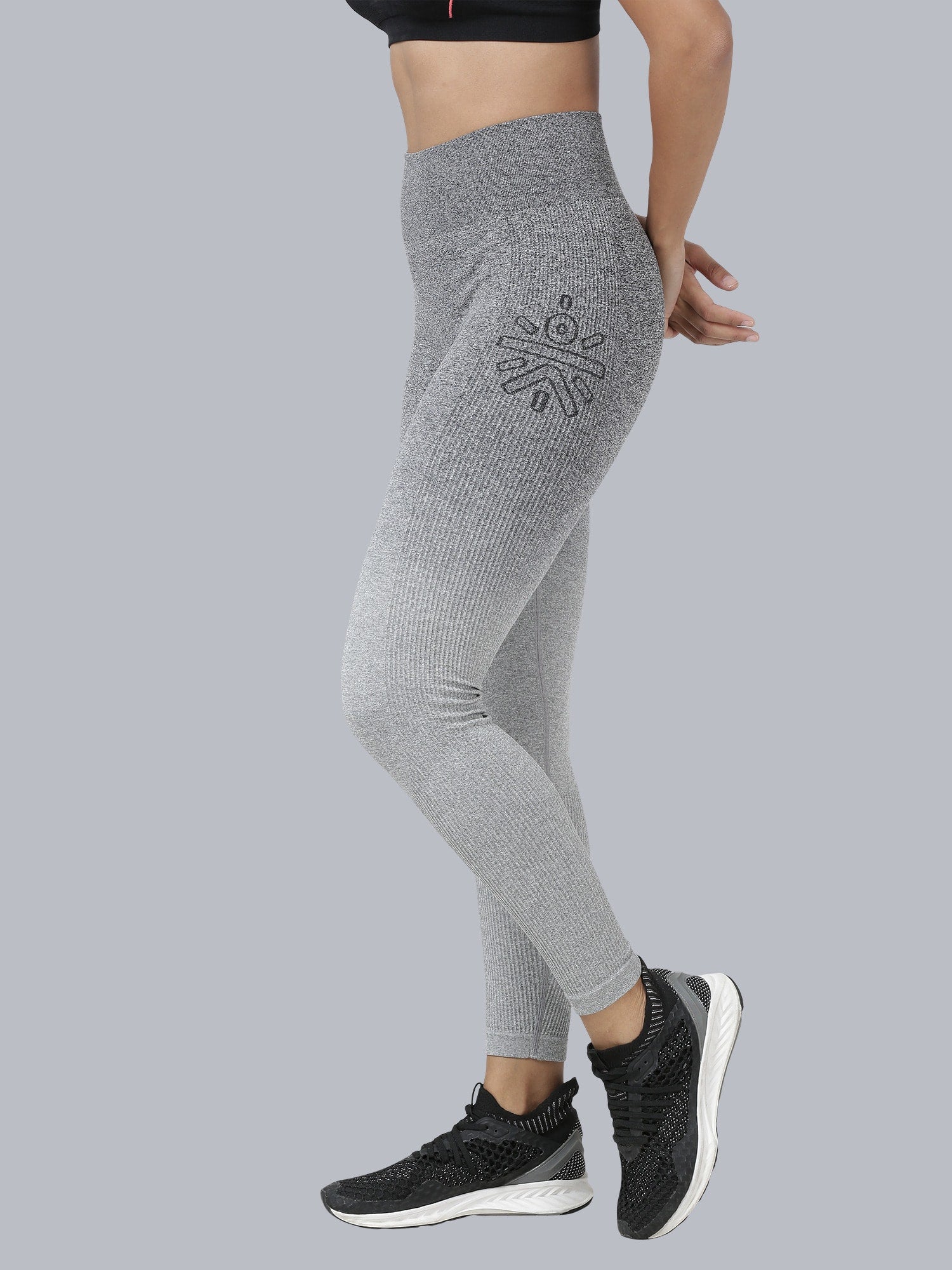 Yogini Calm Seamless Leggings Grey