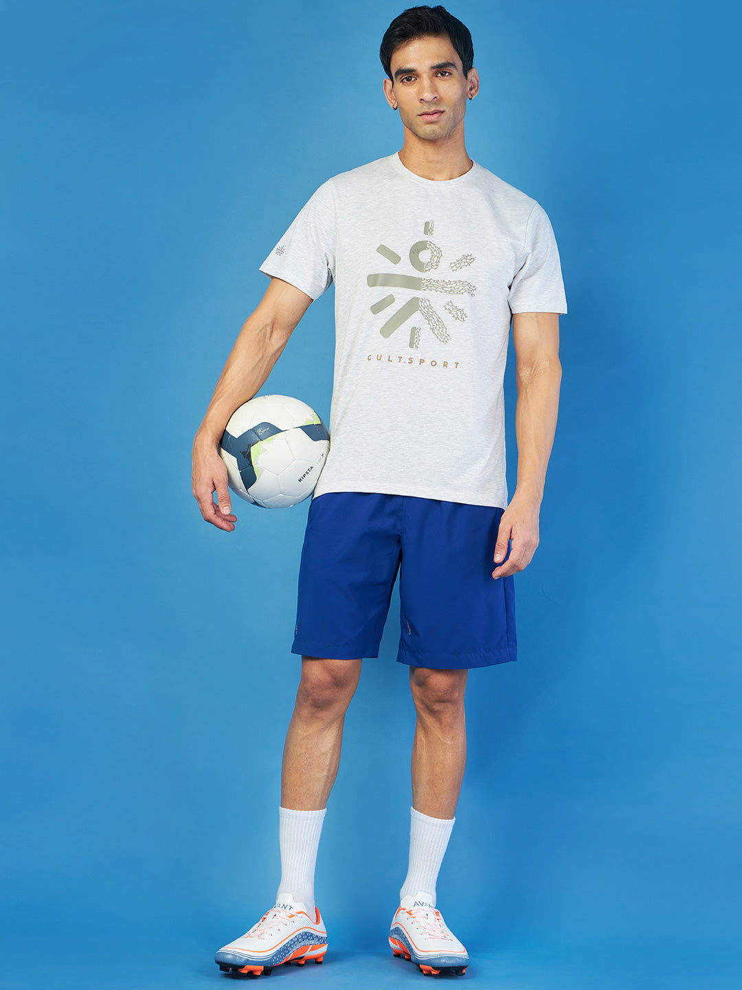 Avant Men's CruiseX Football Shoes - White/Blue