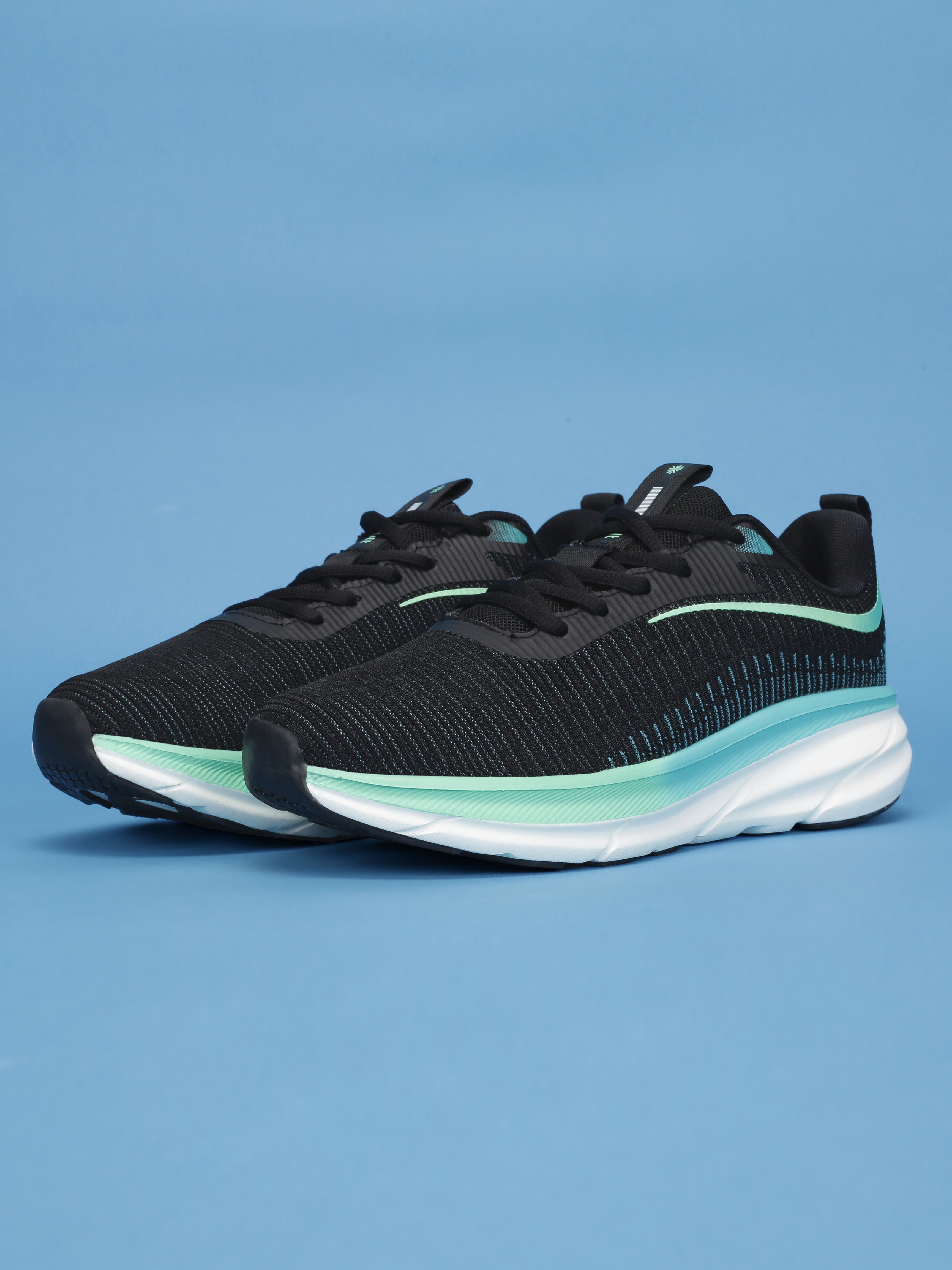 cult Women's Flytor Running Shoes - Black/Sea Green