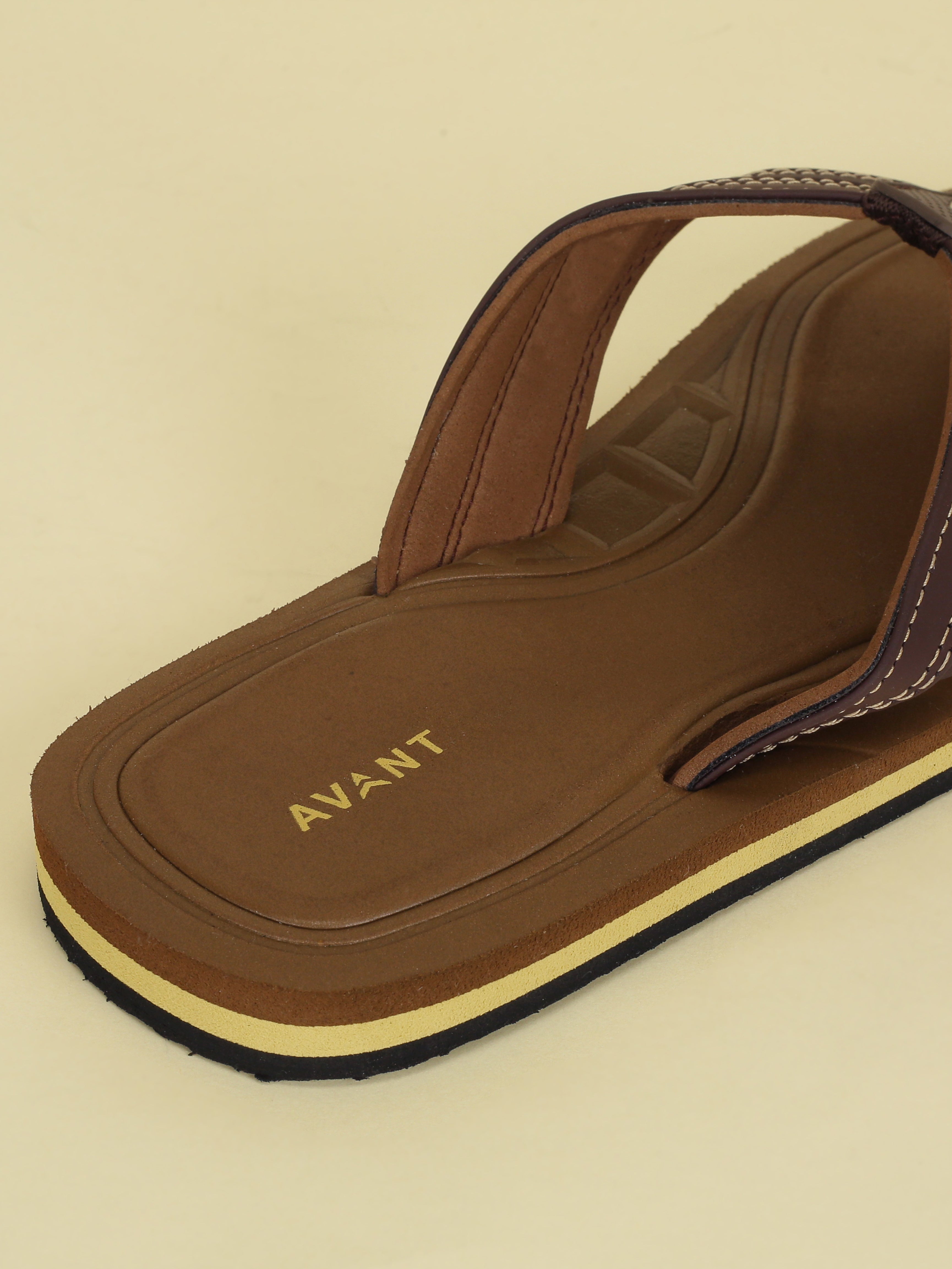 Avant Men's Flint Flip Flops - D.Brown