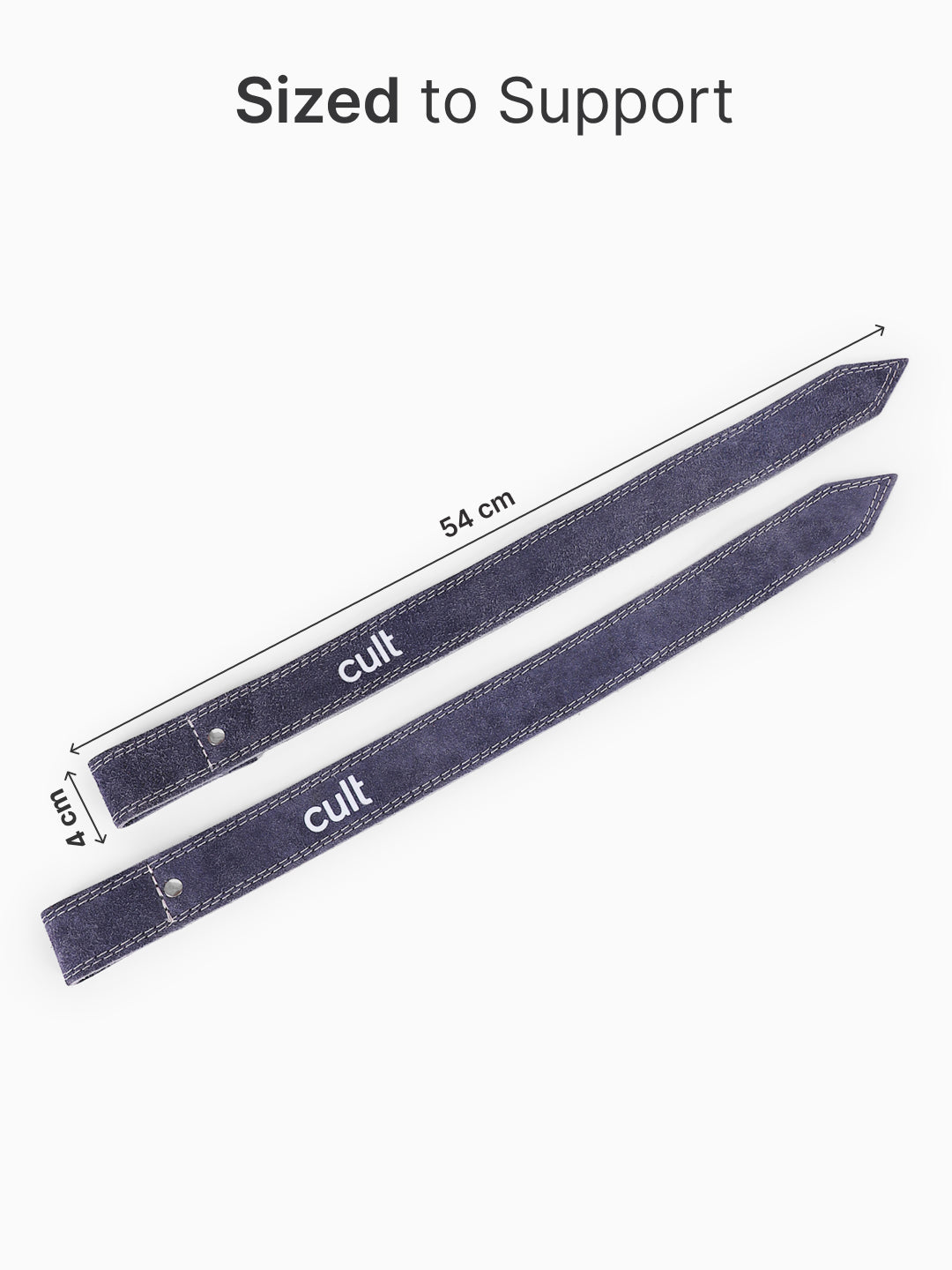 cult Neo Weight Lifting Strap Bluish Grey Pack of 2