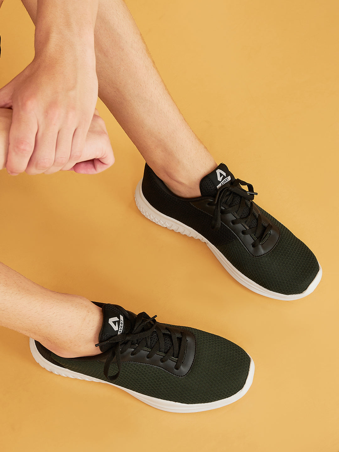 Avant Men's Nitro Casual Shoes - Olive/Black