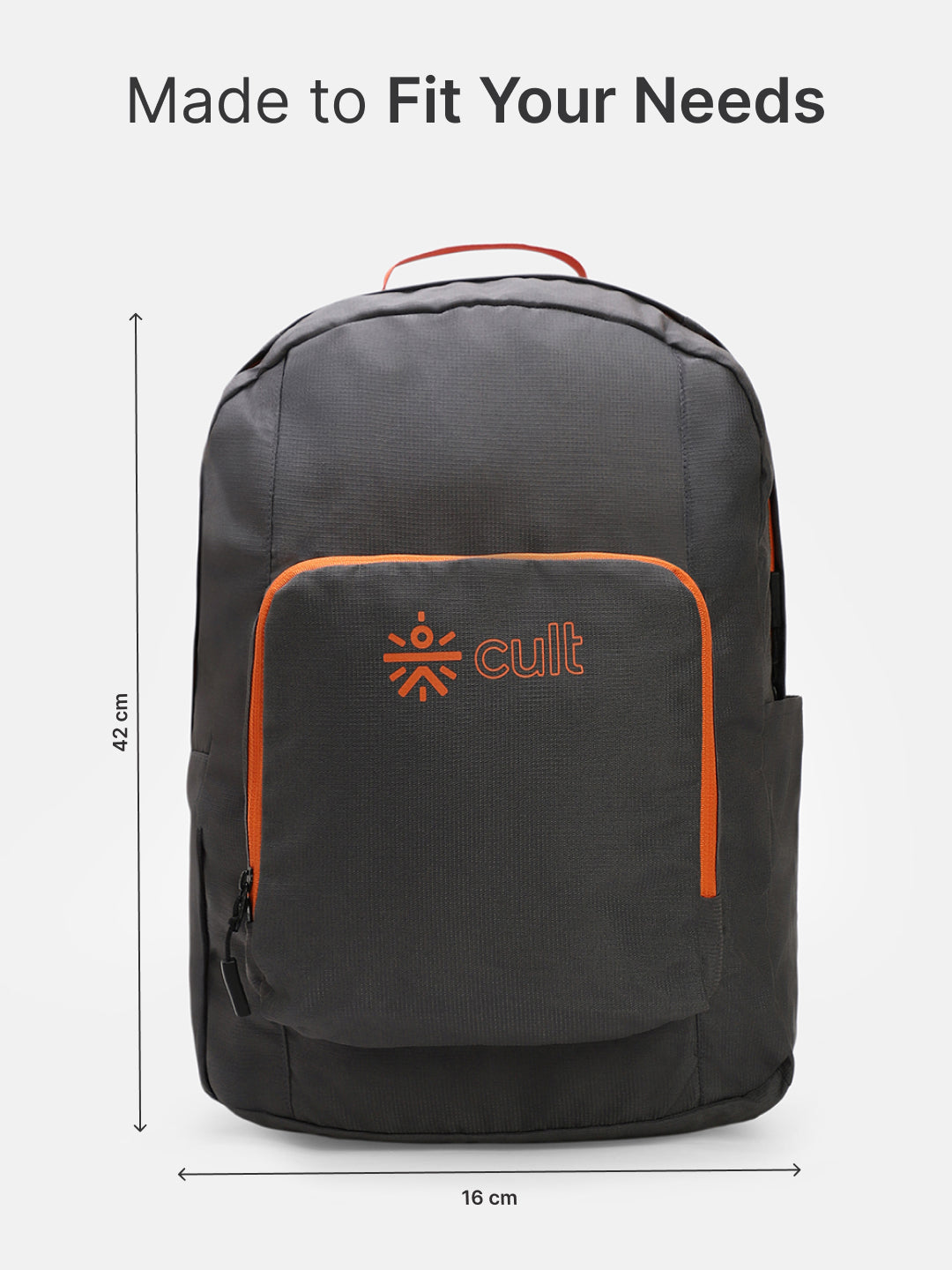 cult Foldable Backpack  25L Grey