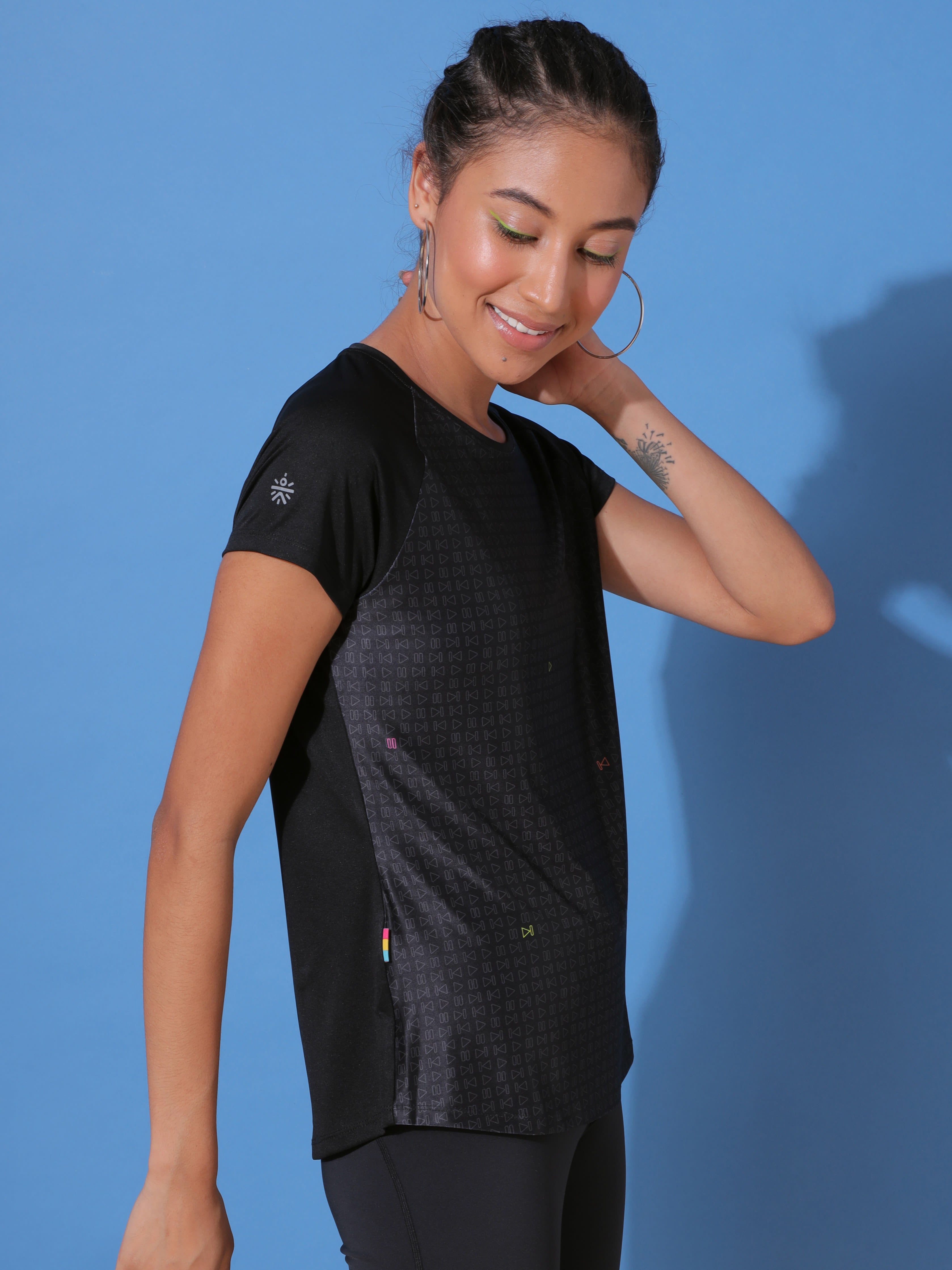 Play Pause Graphic Print T-shirt