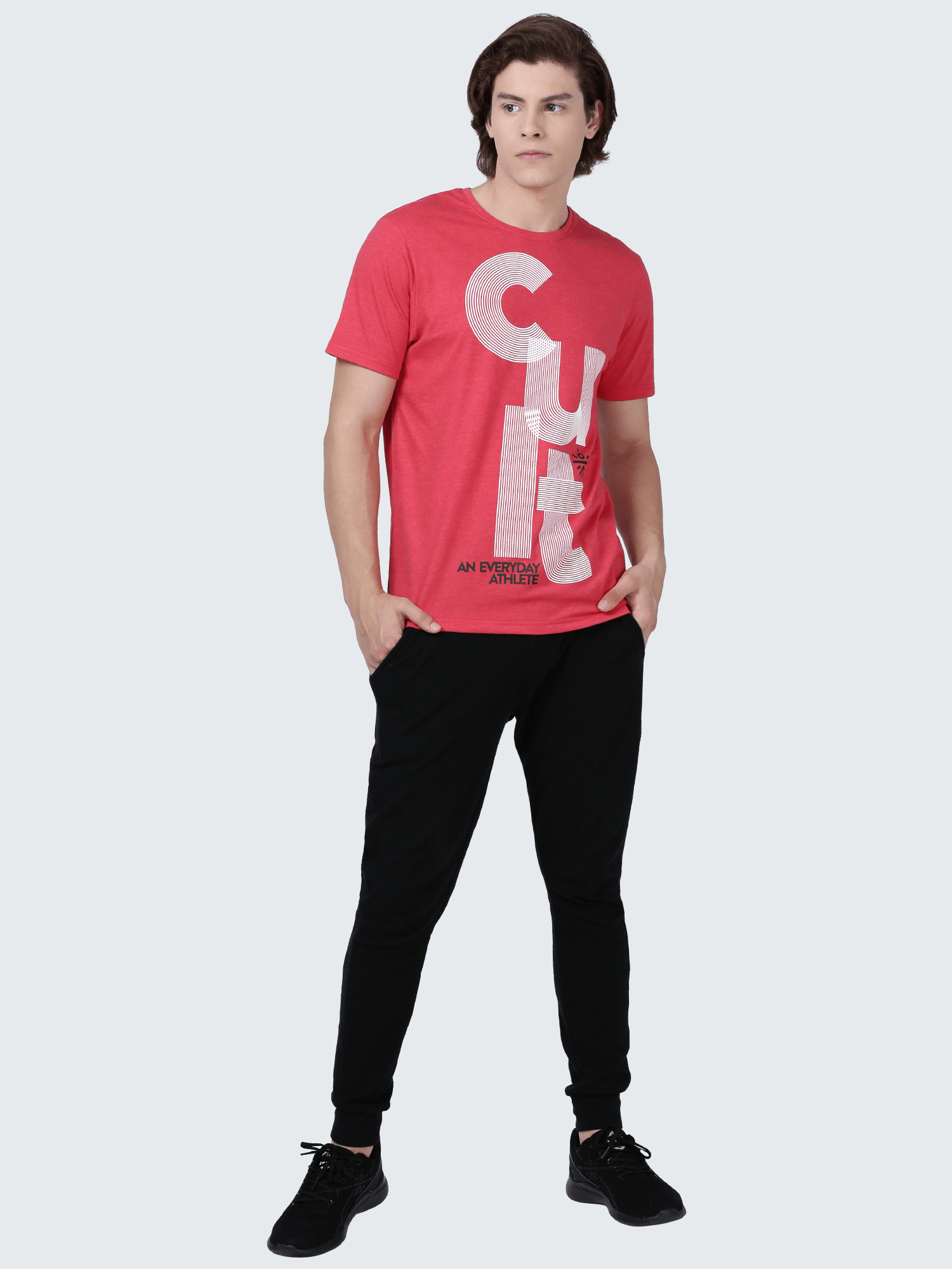 Signature Dot  Red Workout Tee