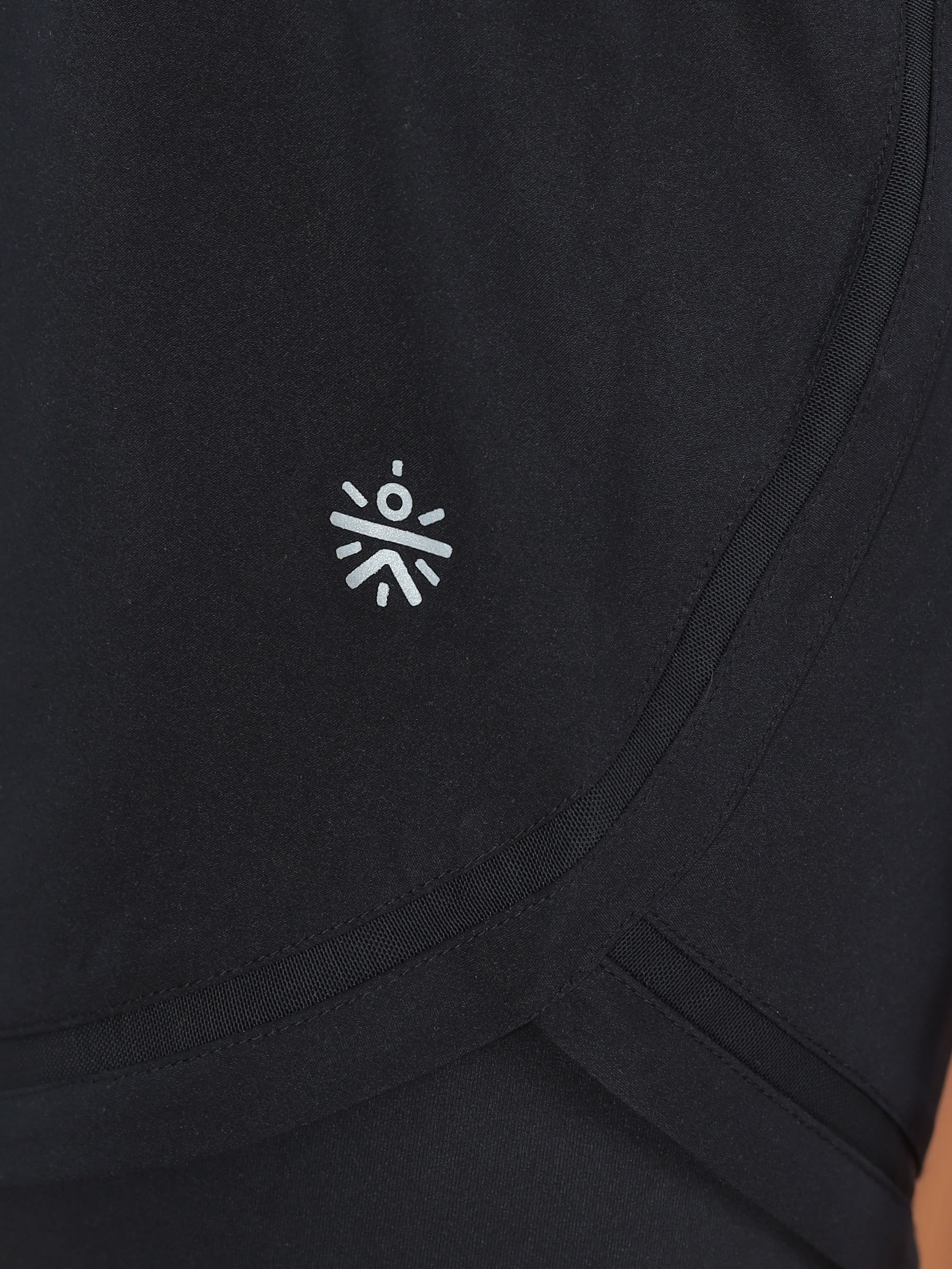 Women's Black High-Waist Shorts