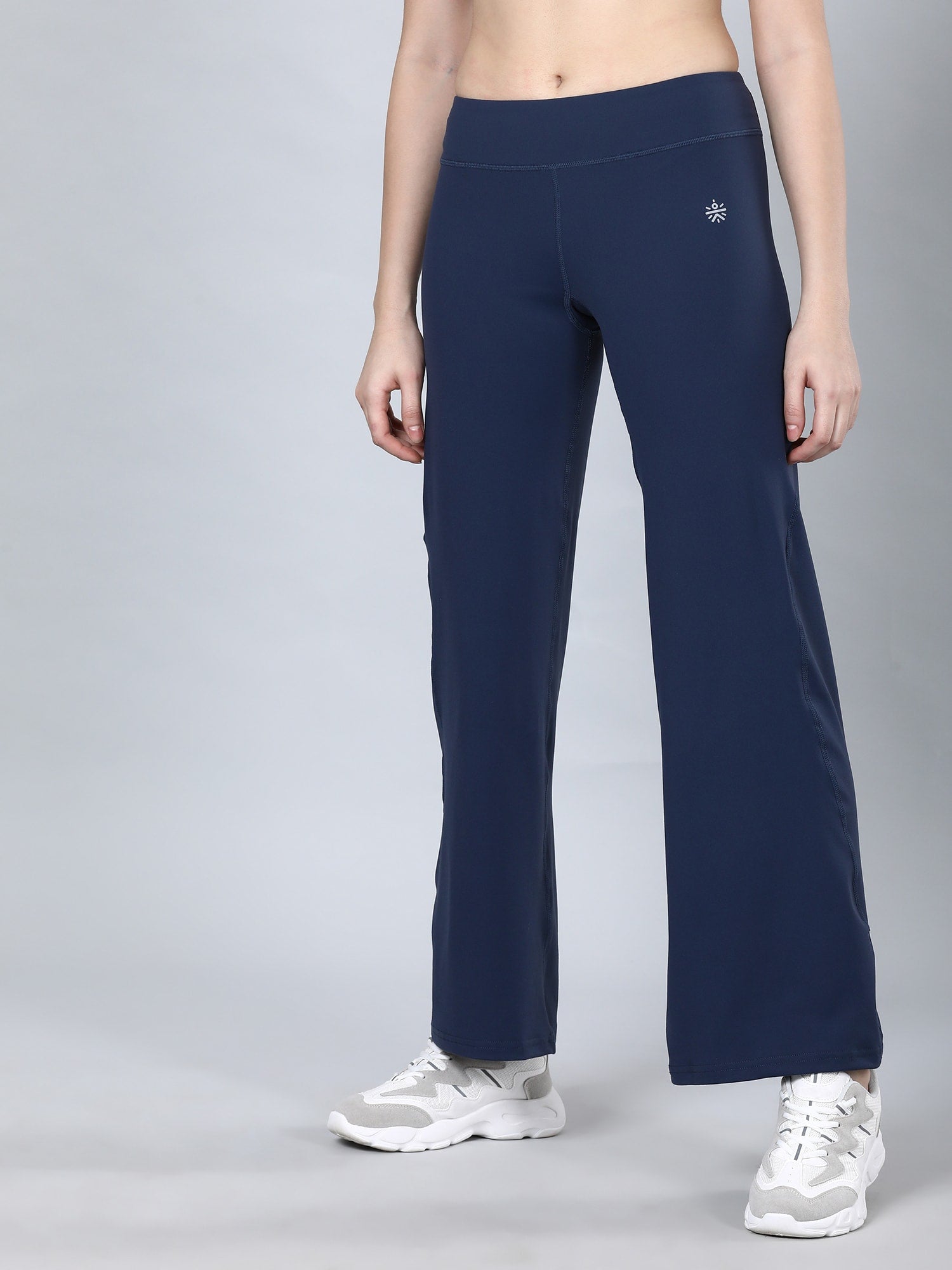 Verve Flared Navy Workout Pants