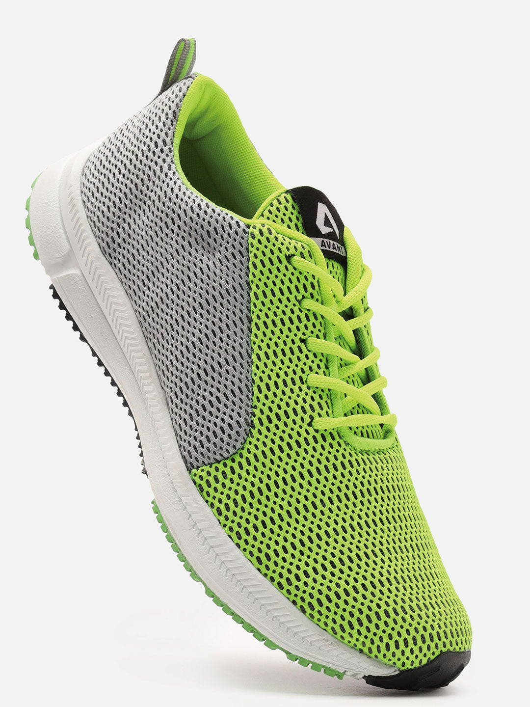 Avant Men's Lightweight Running & Walking Shoes - Parrot Green/Grey