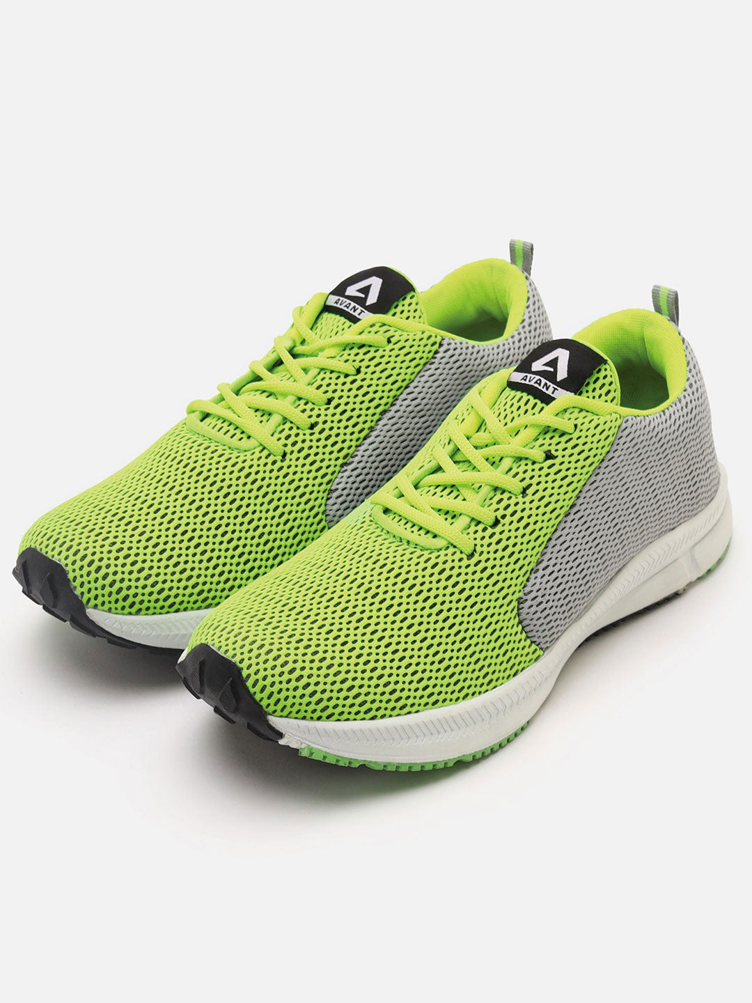 Avant Men's Lightweight Running & Walking Shoes - Parrot Green/Grey